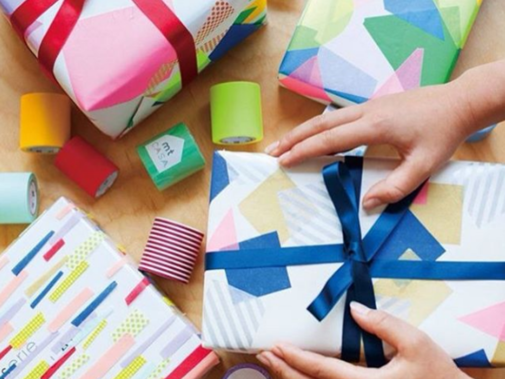 Gift Wrapping with Washi