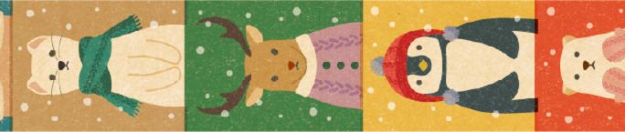 mt ex - Winter Attire - 15mm Washi Tape