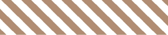 mt Basic - Stripe Brown - 15mm Washi Tape