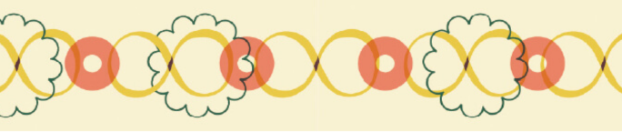mt Basic - Retro Design Button - 15mm Washi Tape