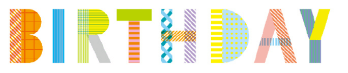 mt ex - Happy Birthday - 15mm Washi Tape