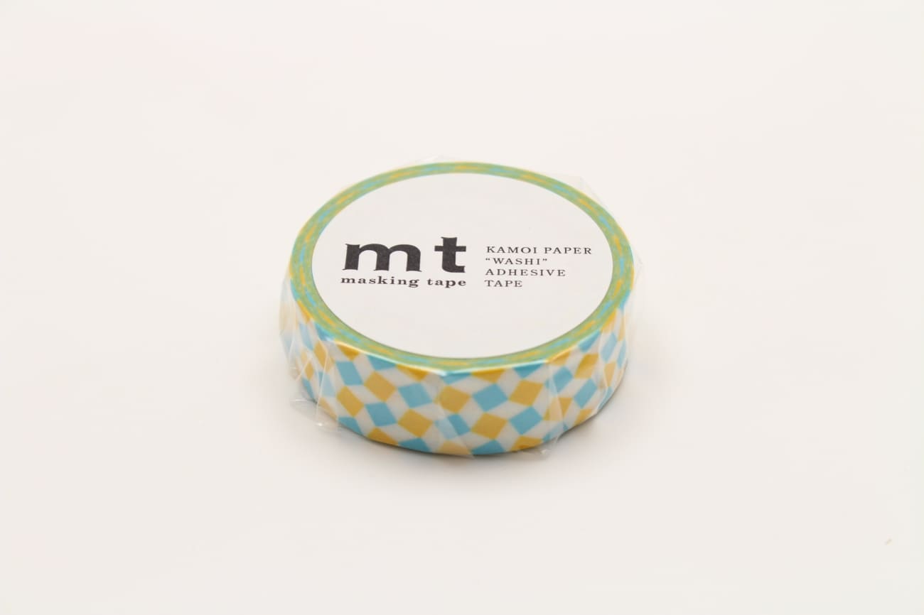 mt Basic - Square Yellow - 15mm Washi Tape