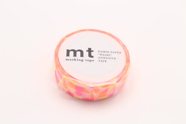 mt Basic - Maru Sankaku Shikaku Pink - 15mm Washi Tape
