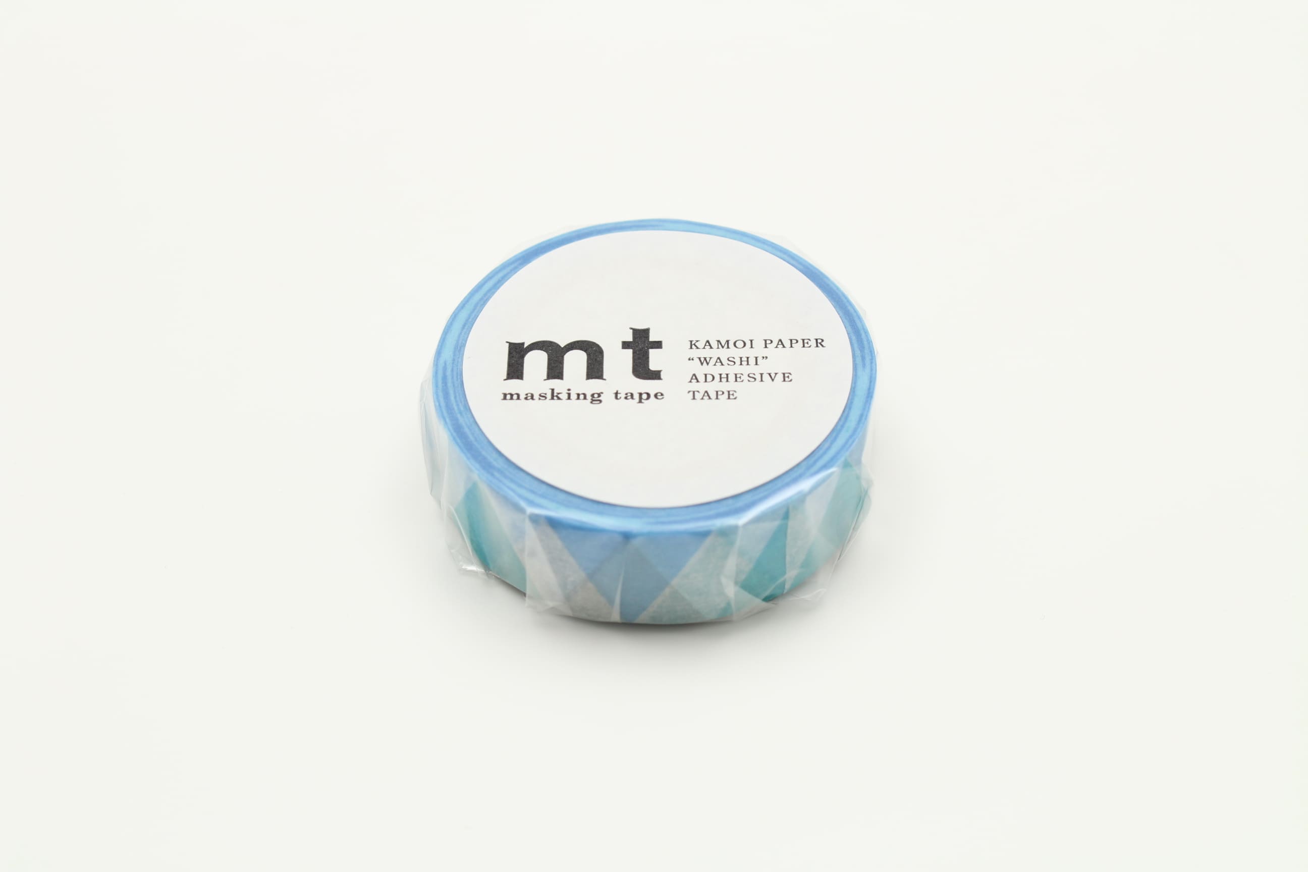 mt Basic - Triangle and Diamond Blue - 15mm Washi Tape