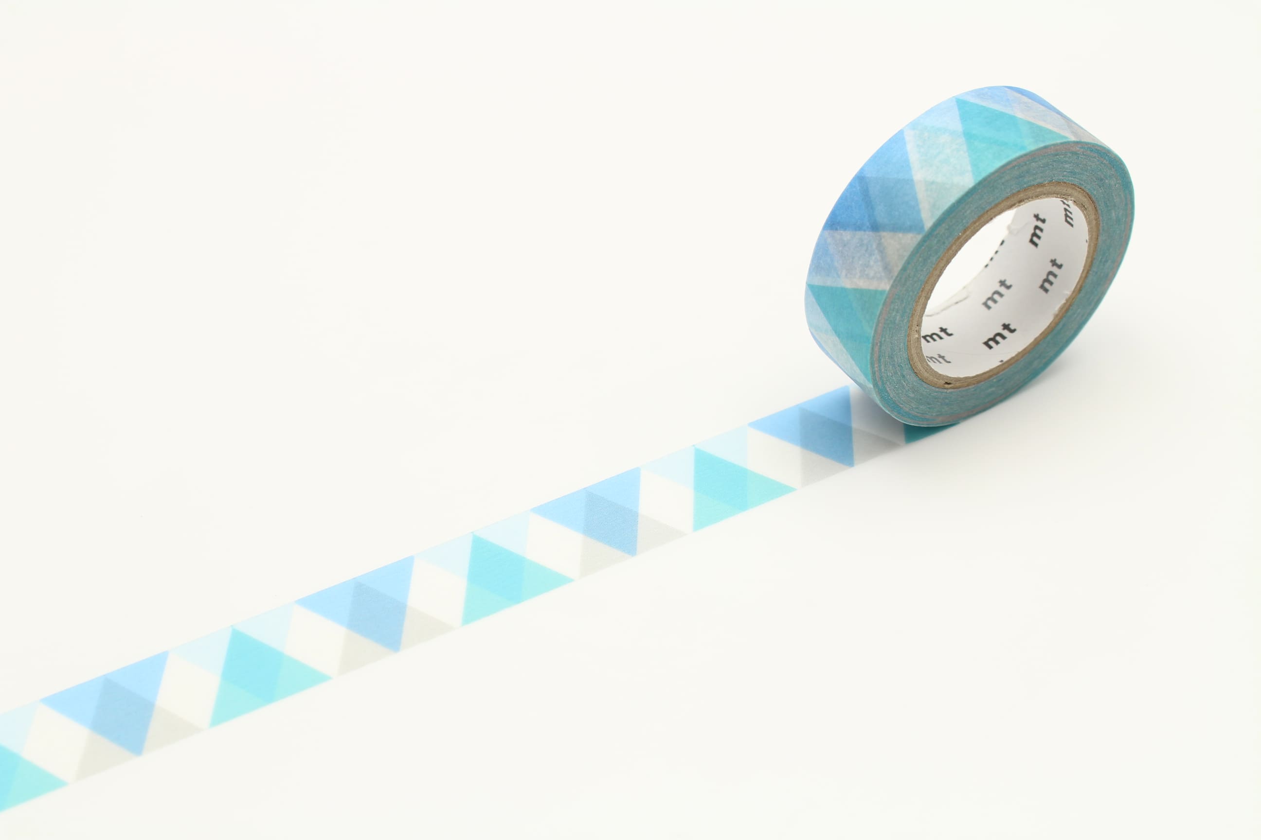 mt Basic - Triangle and Diamond Blue - 15mm Washi Tape
