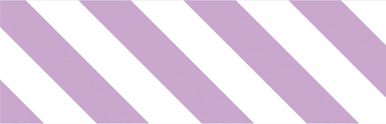 mt Basic - Stripe Lilac 2 - 15mm Washi Tape