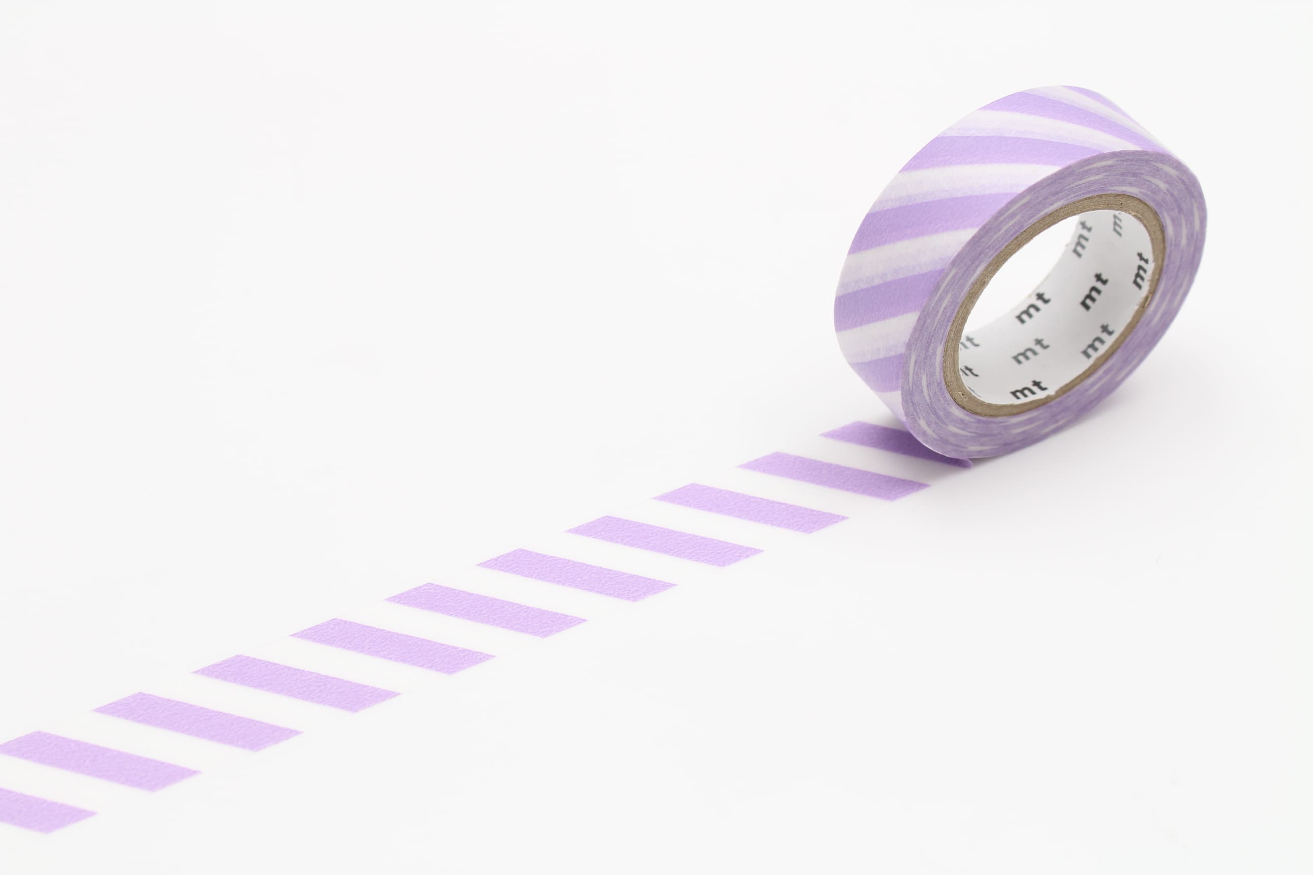 mt Basic - Stripe Lilac 2 - 15mm Washi Tape