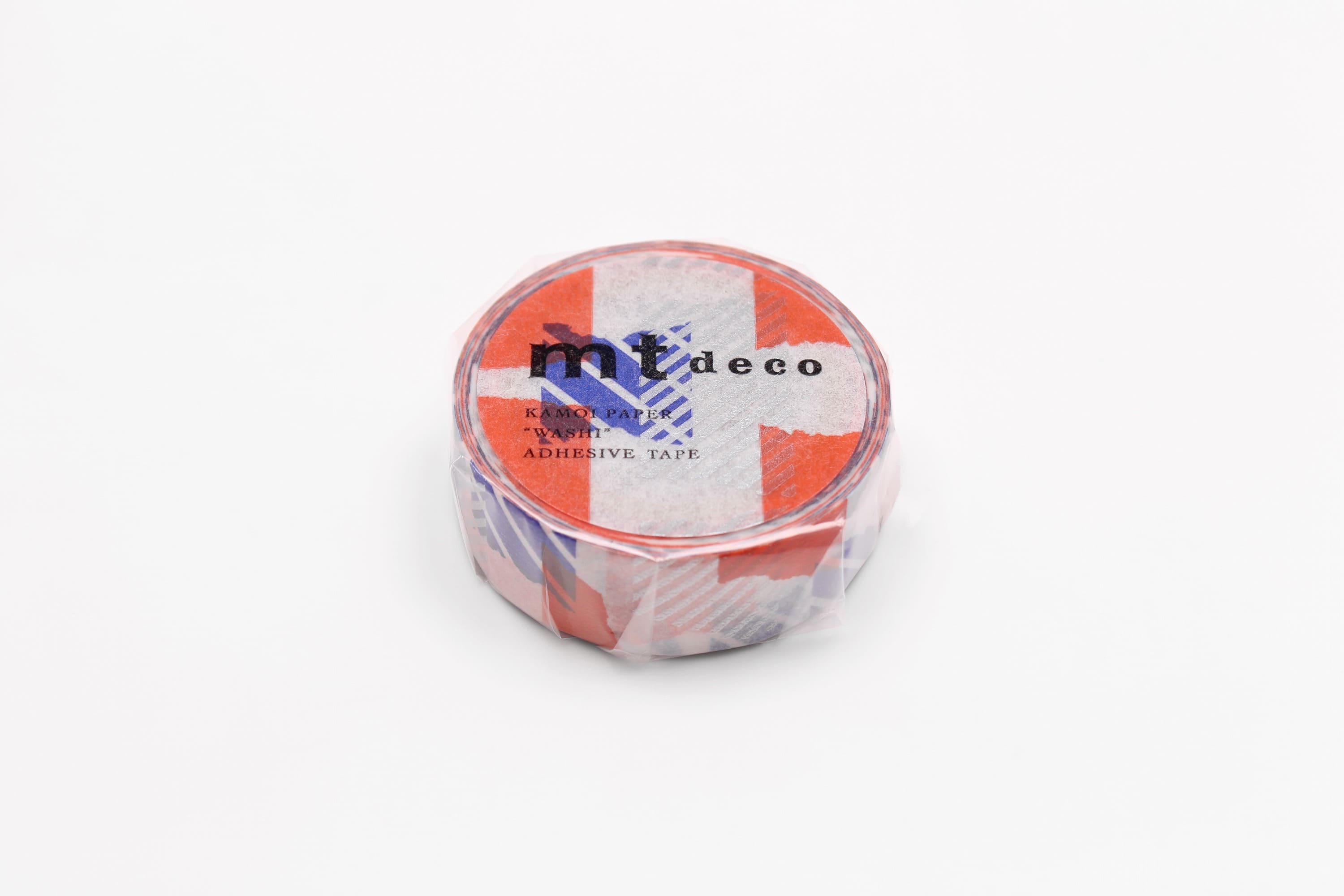 mt Basic - Tsugihagi Blue x Orange - 15mm Washi Tape