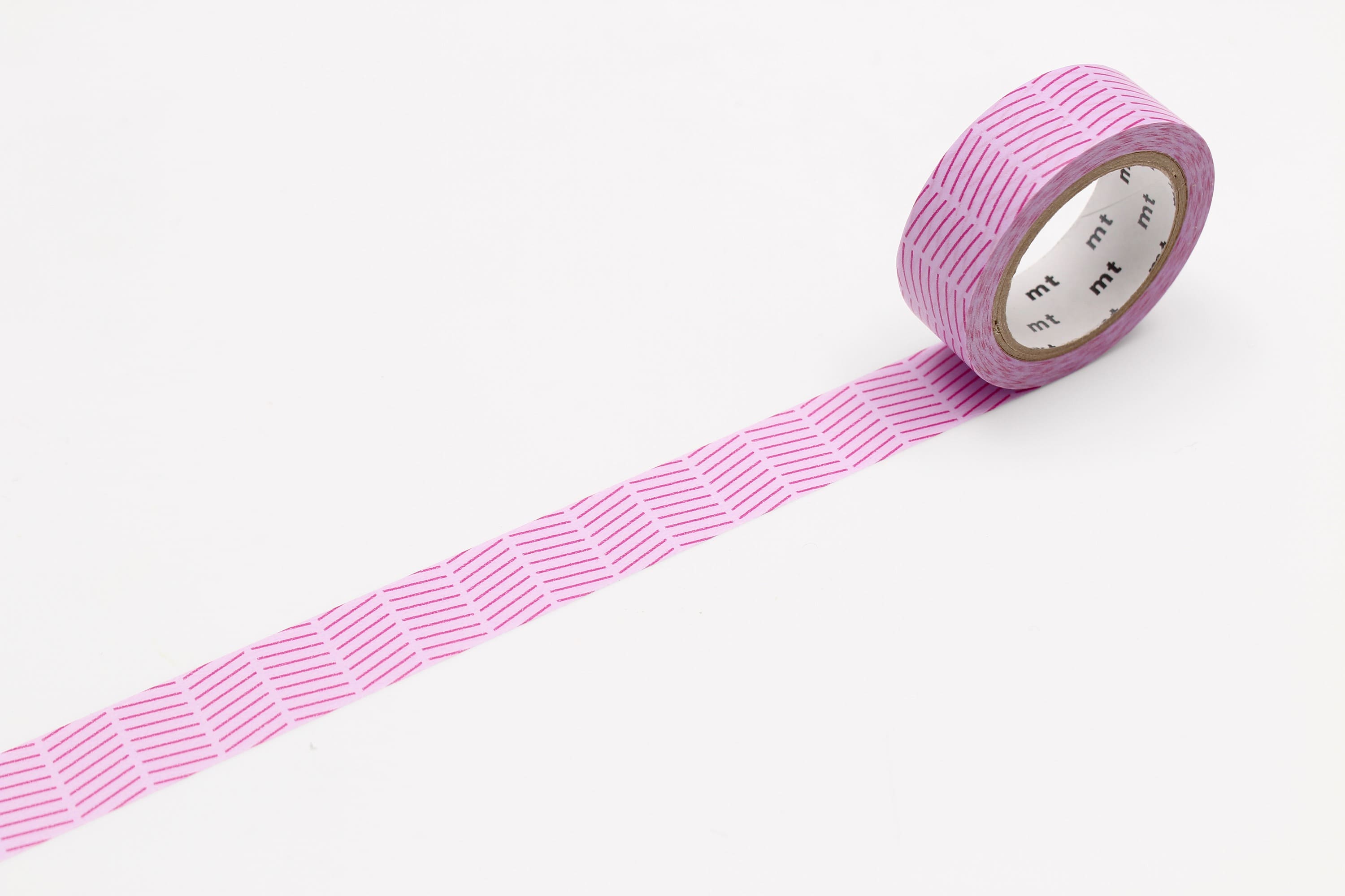 mt Basic - Diagonal Purple - 15mm Washi Tape