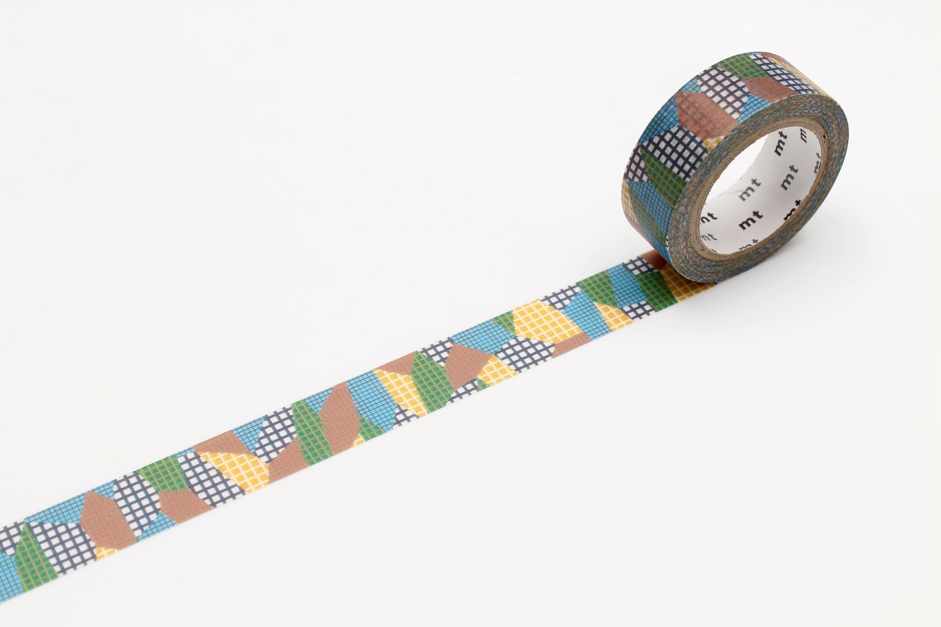 mt Basic - Separate Check Dull Tone - 15mm Washi Tape