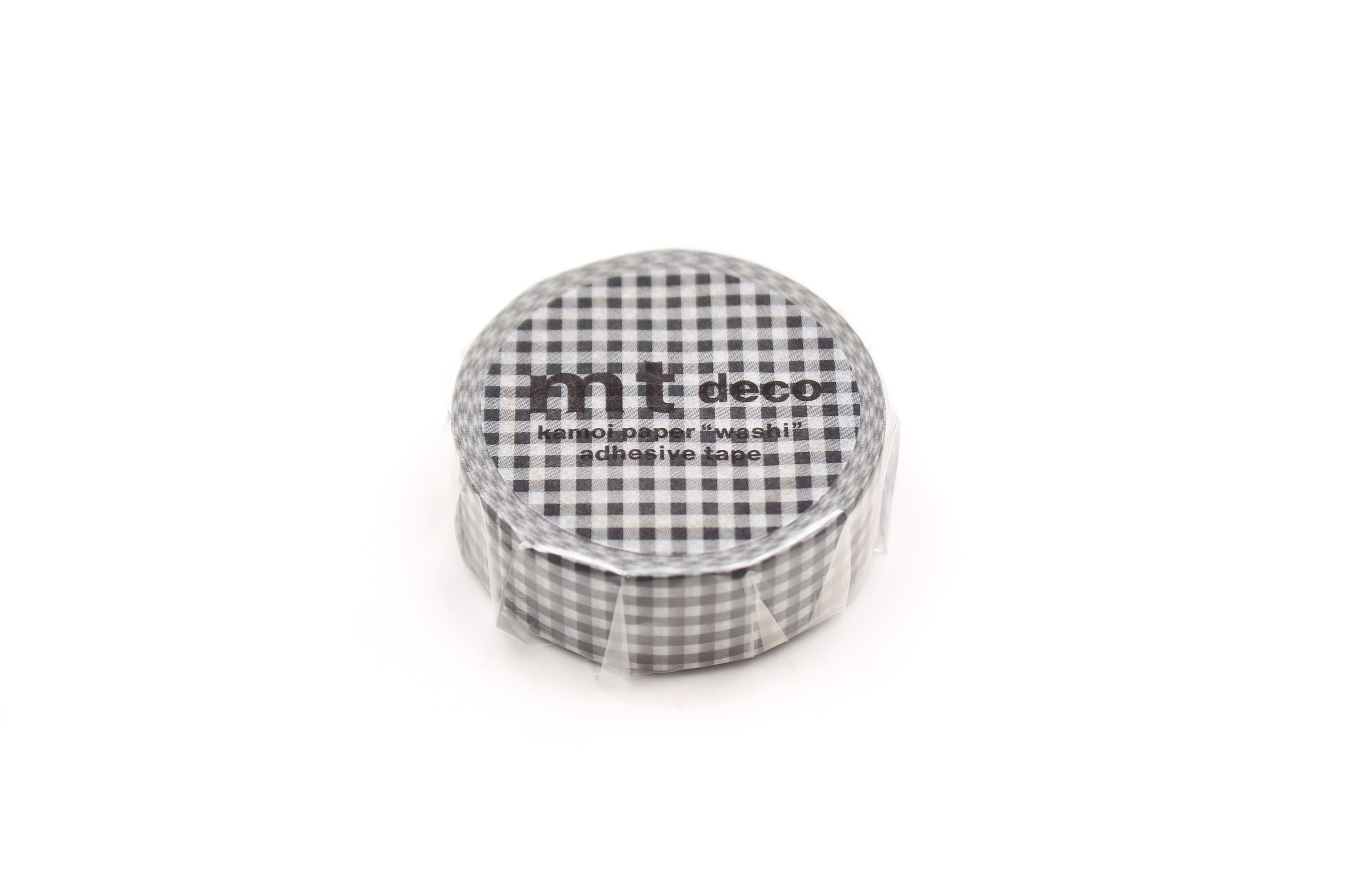 mt Basic - Delicate Checkered Black - 15mm Washi Tape