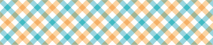 mt Basic - Overlap Checkered Orange- 15mm Washi Tape