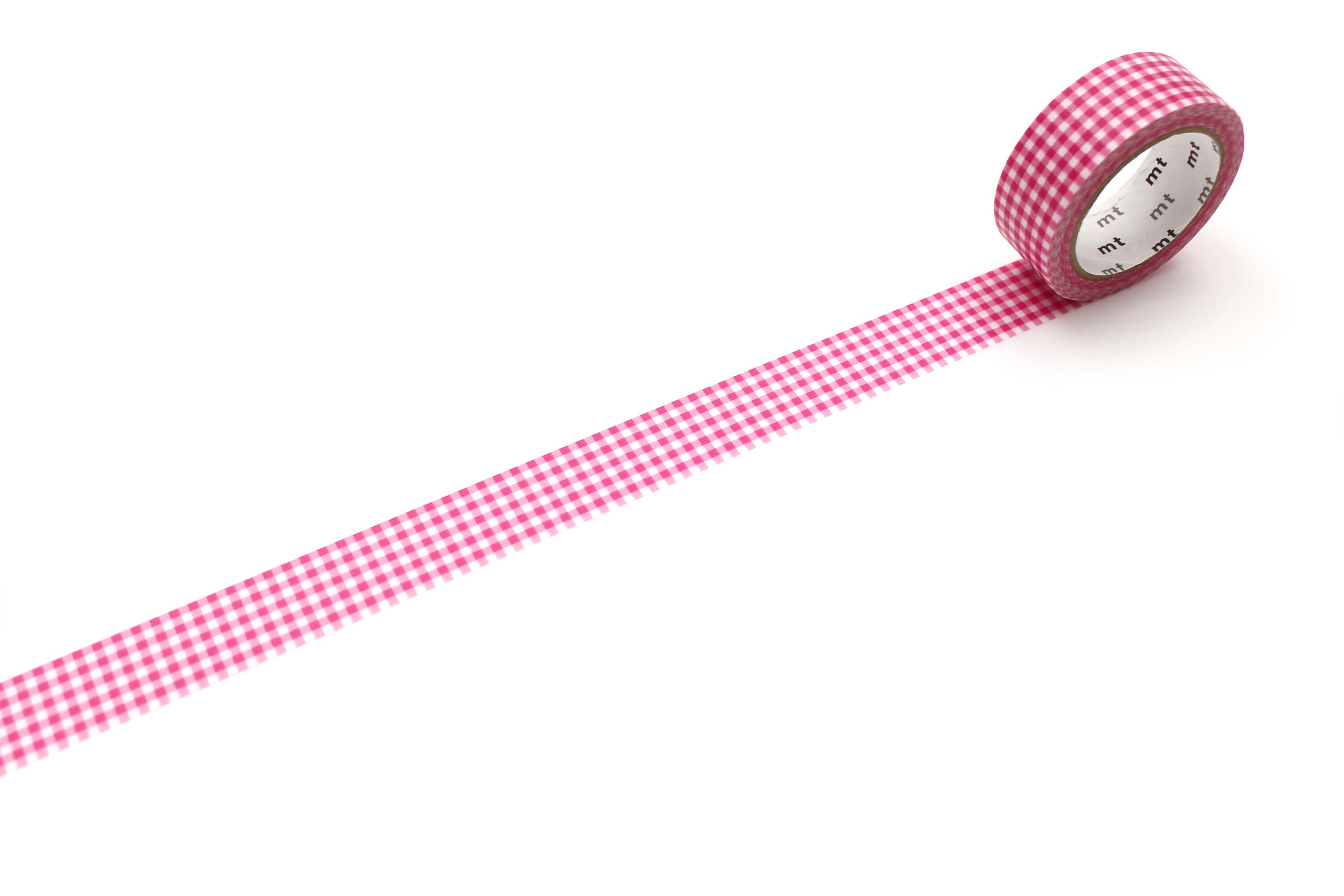 mt Basic - Delicate Checkered Pink - 15mm Washi Tape