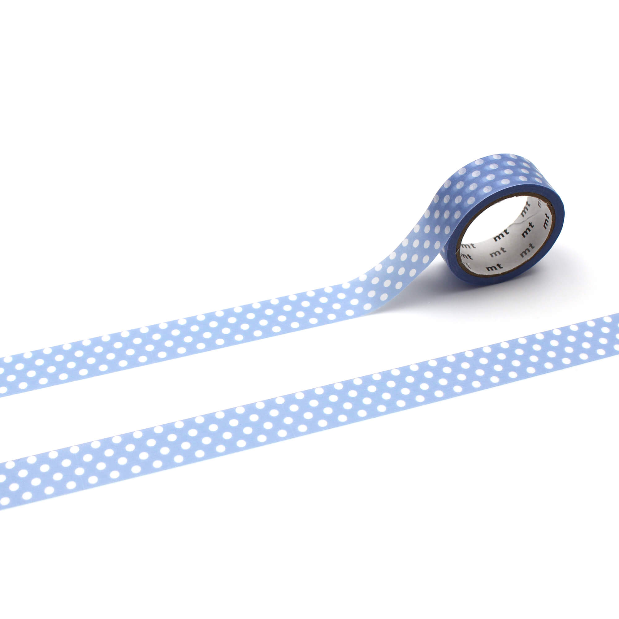 mt Basic - Dot Lightblue Purple - 15mm Washi Tape