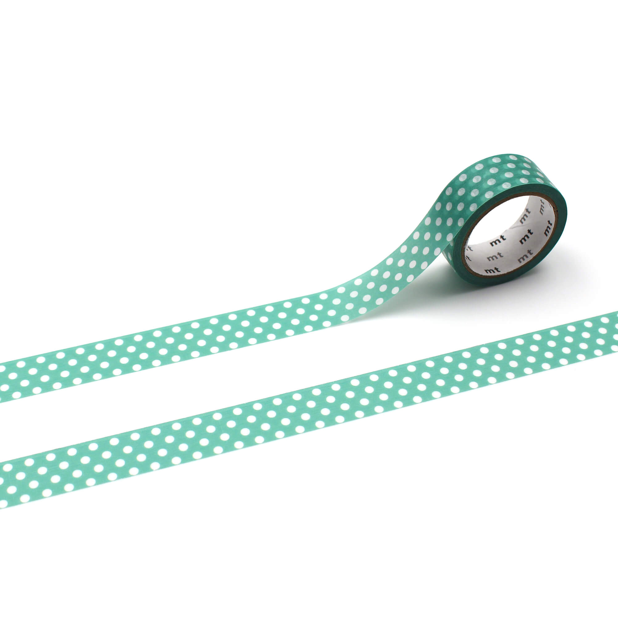 mt Basic - Dot Emerald Green - 15mm Washi Tape