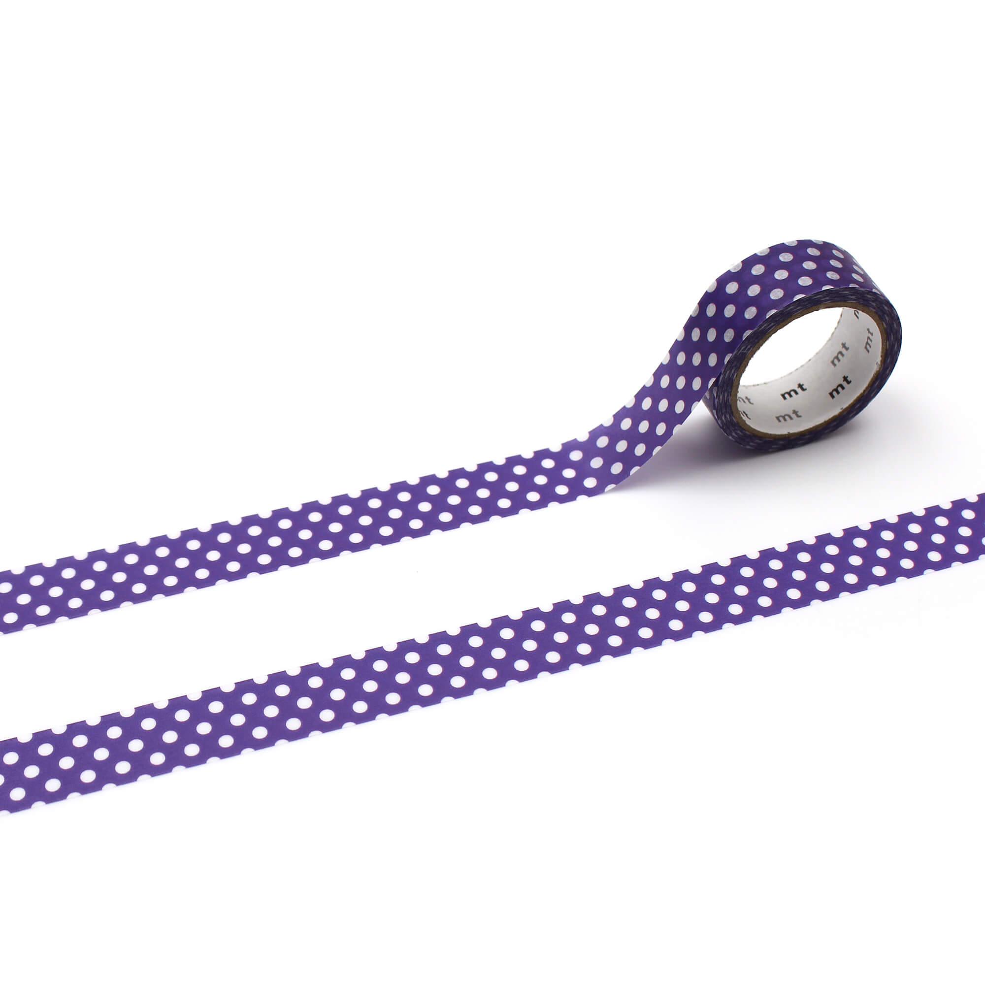 mt Basic - Dot Deep Purple - 15mm Washi Tape