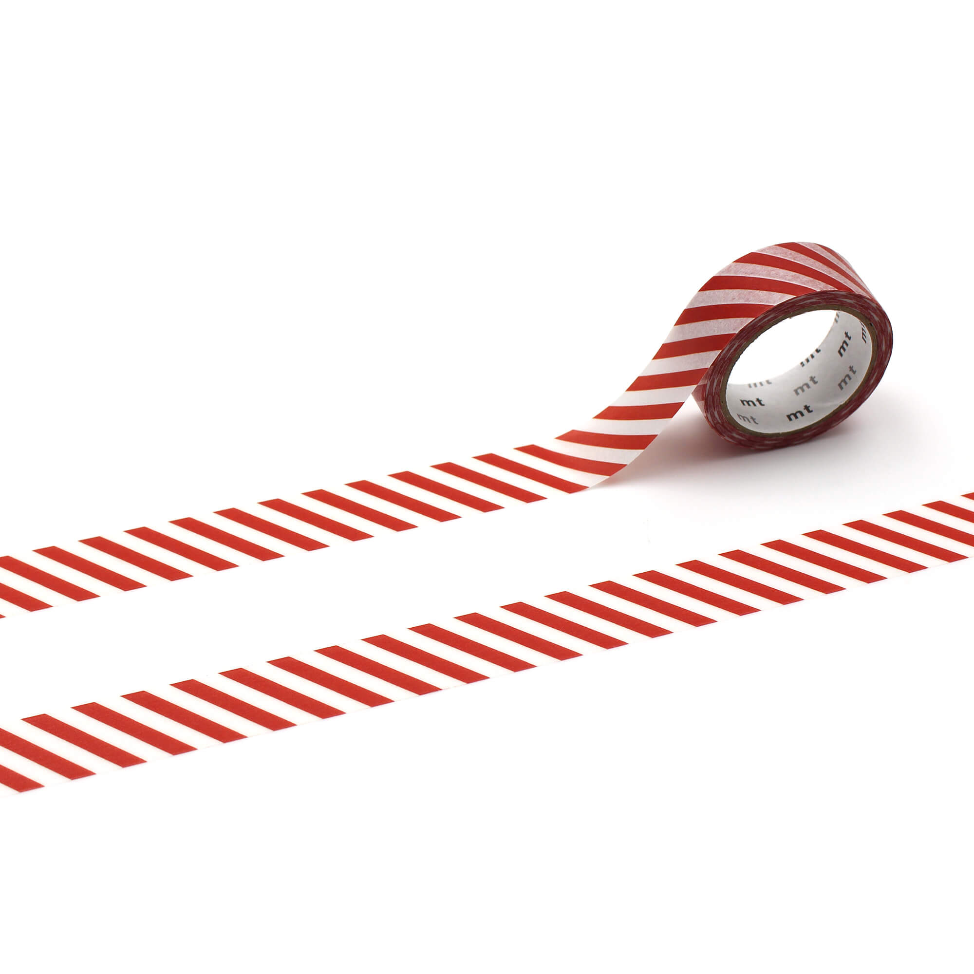 mt Basic - Stripe Deep Red - 15mm Washi Tape