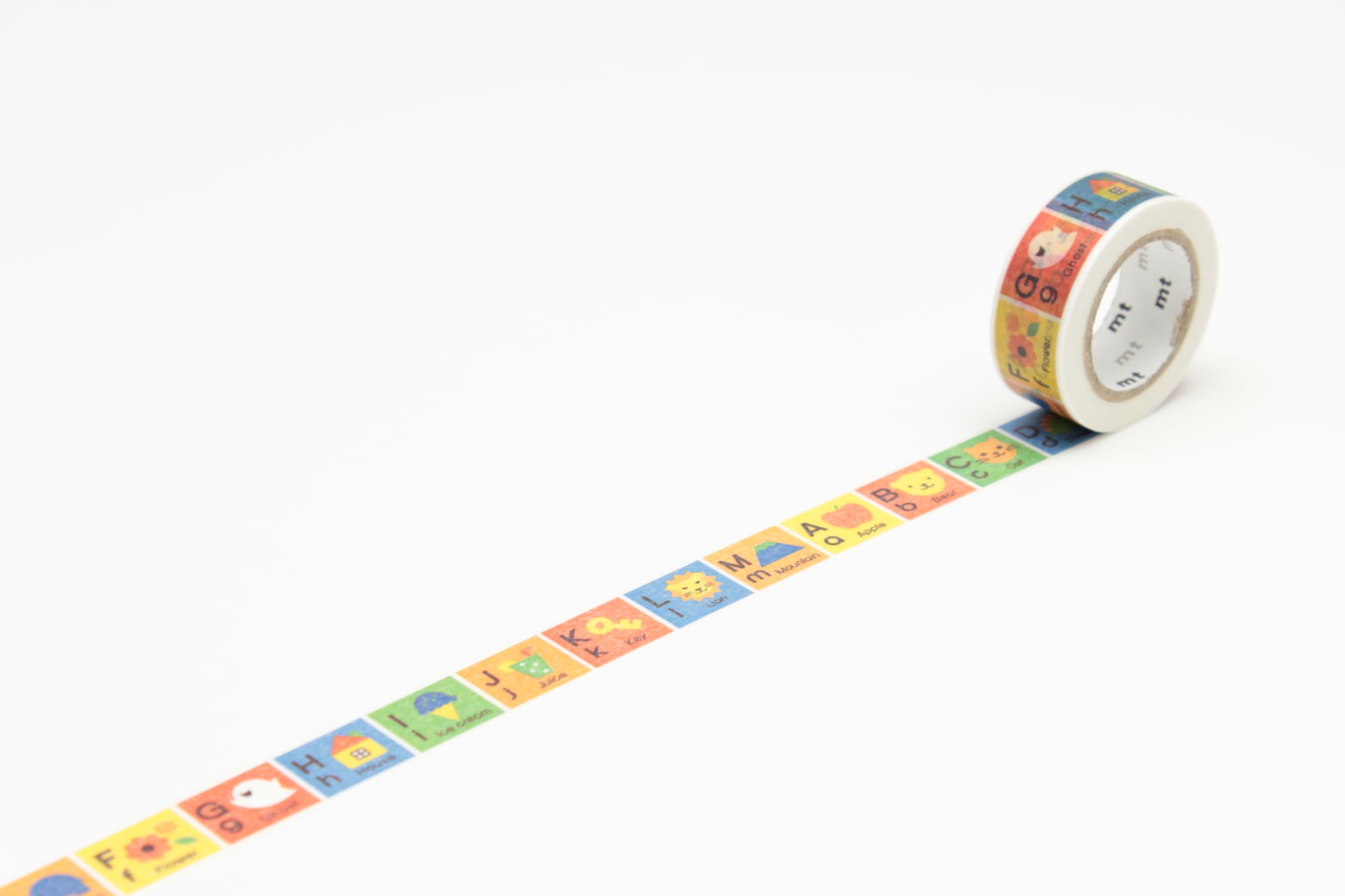 mt for Kids - Alphabet A-M - 15mm Washi Tape