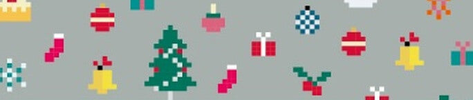 mt Large Core - Pixel Christmas - 15mm Washi Tape