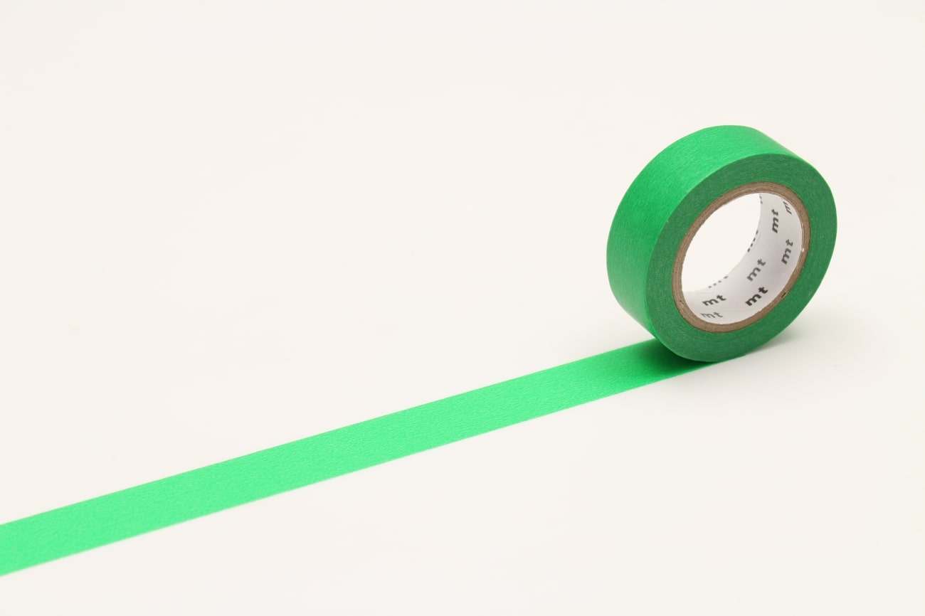 mt Basic - Green - 15mm Washi Tape