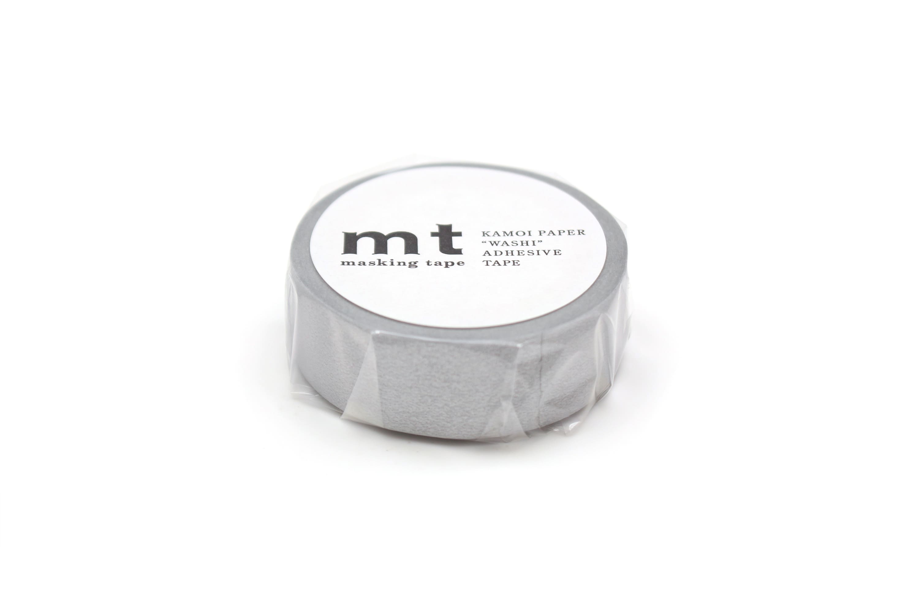 mt Basic - Silver - 15mm Washi Tape