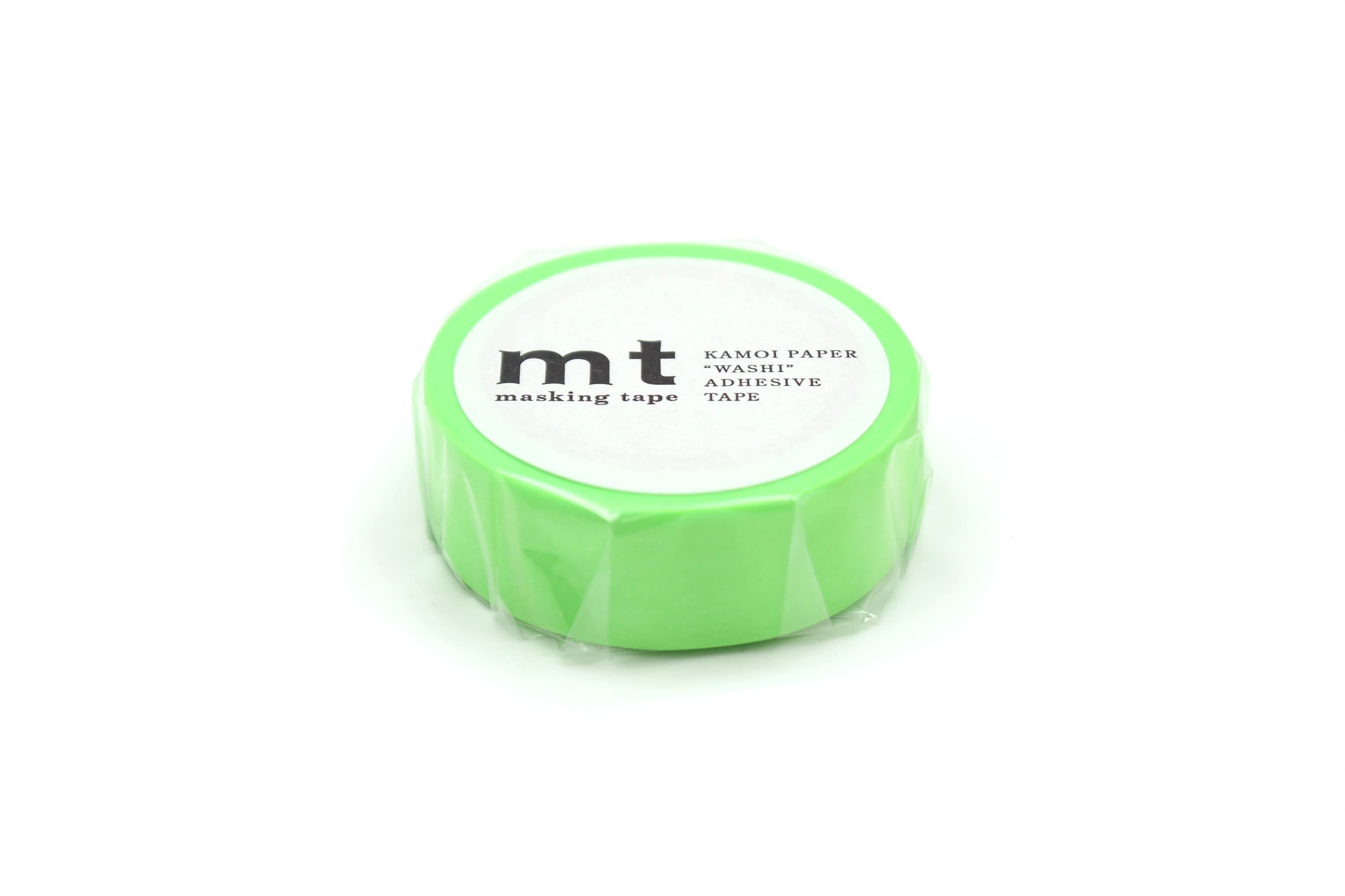 mt Basic - Shocking Green - 15mm Washi Tape