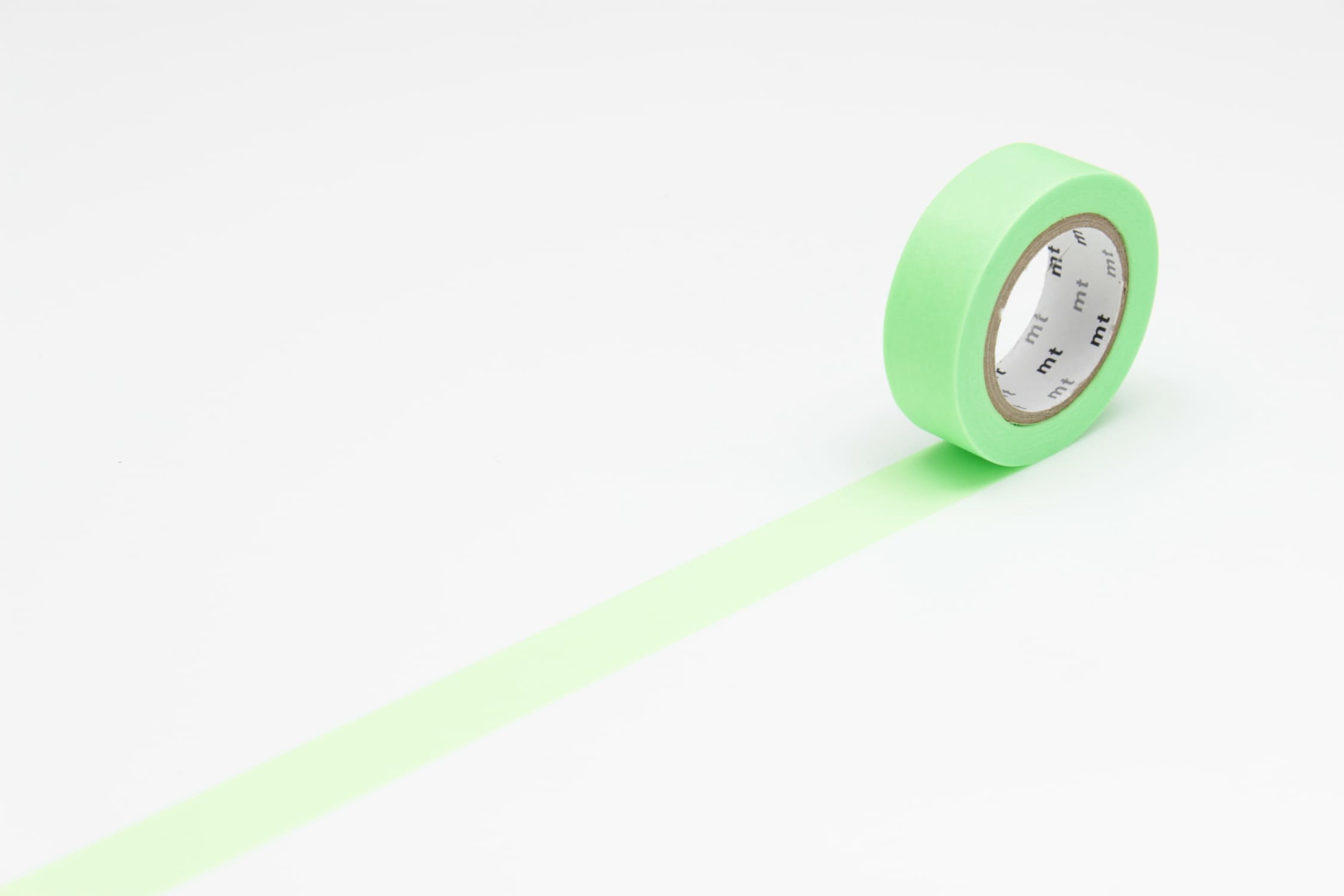 mt Basic - Shocking Green - 15mm Washi Tape