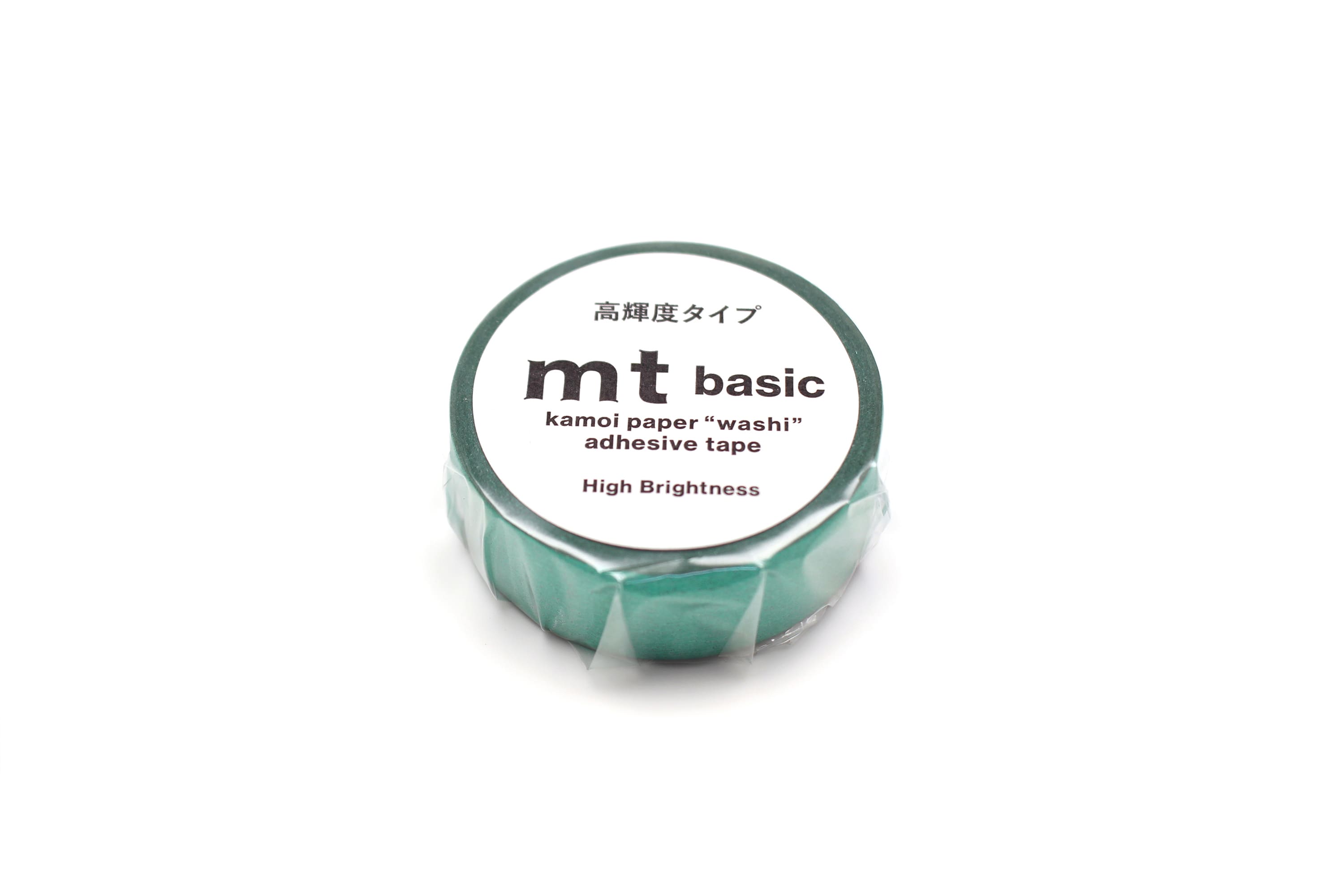 mt Basic - Green (High Brightness - Metallic Finish) - 15mm Washi Tape