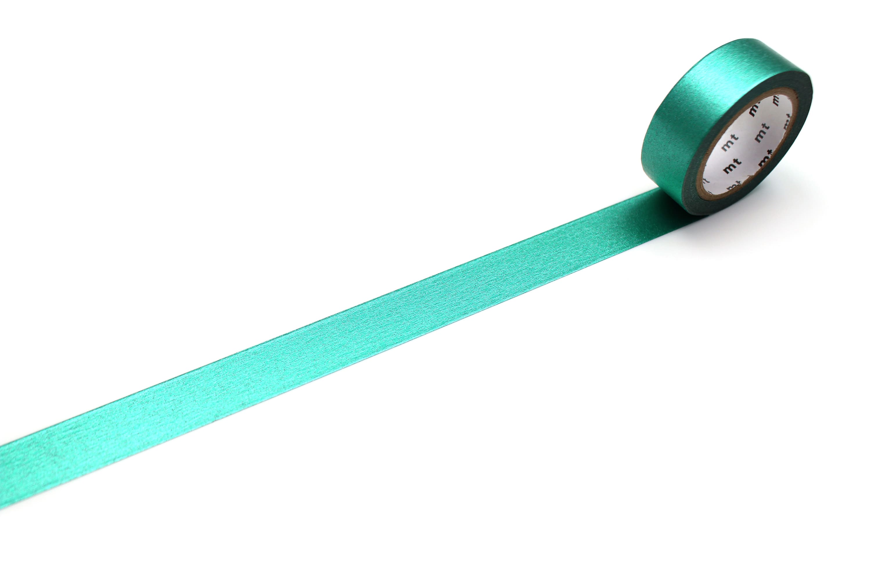 mt Basic - Green (High Brightness - Metallic Finish) - 15mm Washi Tape