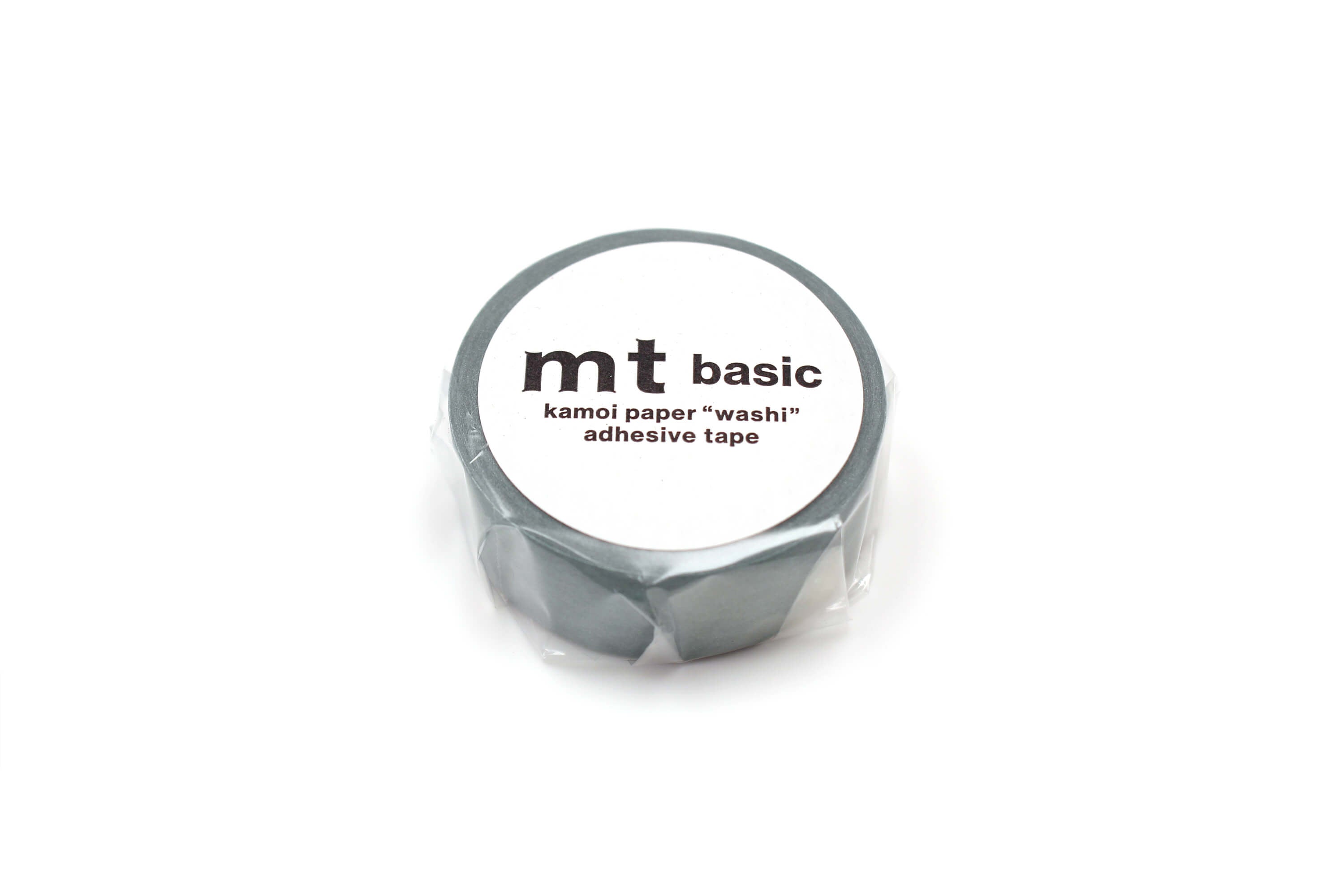 mt Basic - Charcoal Gray - 15mm Washi Tape