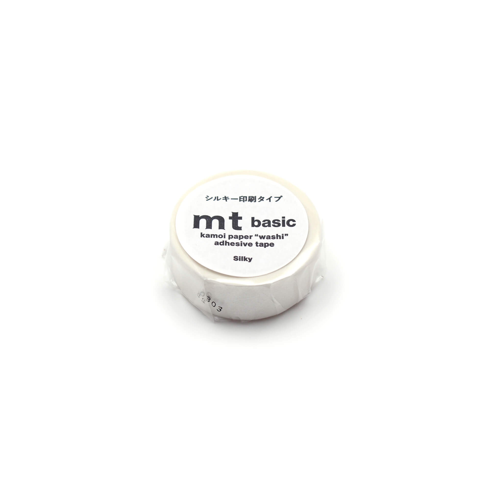 mt Basic - White (Silky) - 15mm Washi Tape