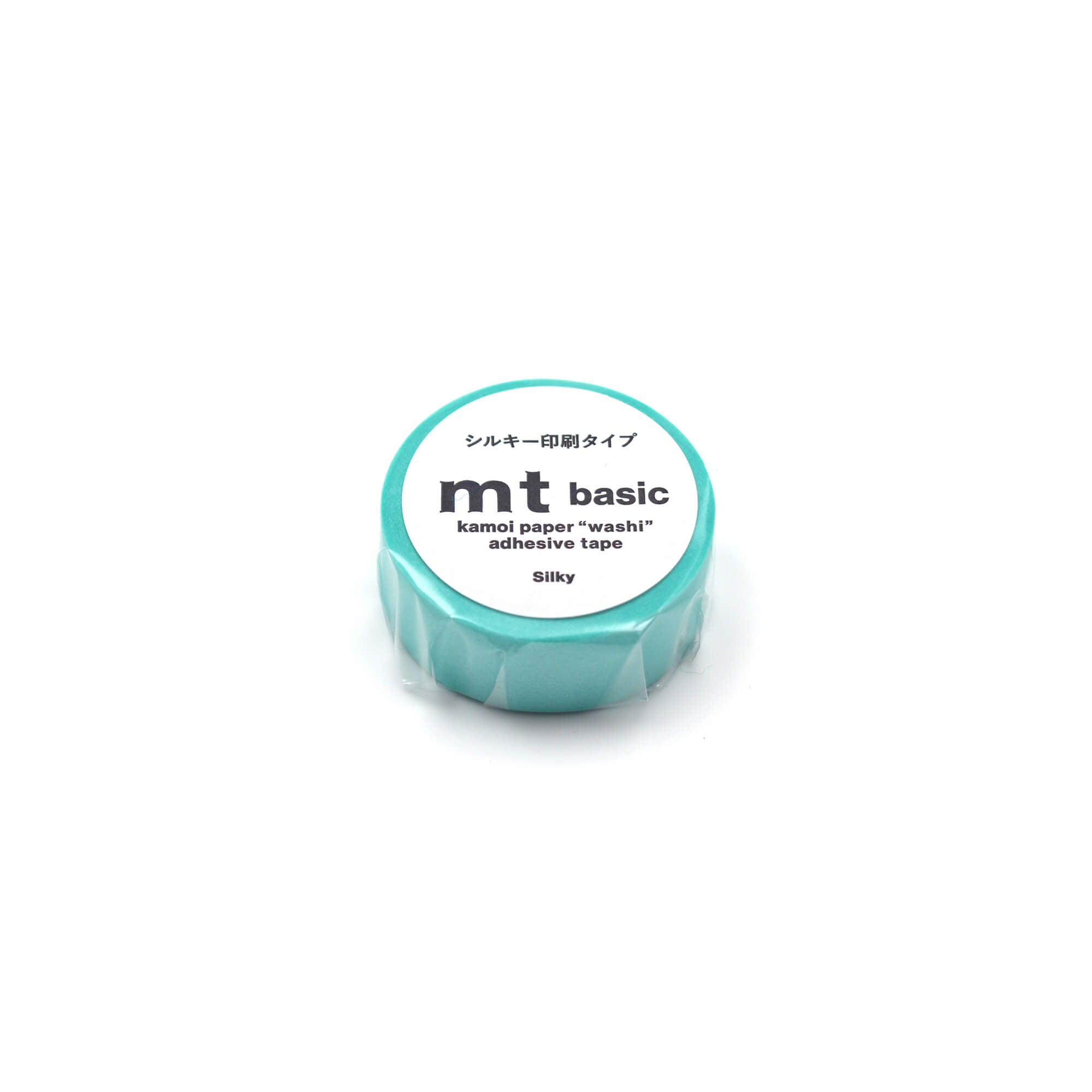 mt Basic - Green (Silky) - 15mm Washi Tape