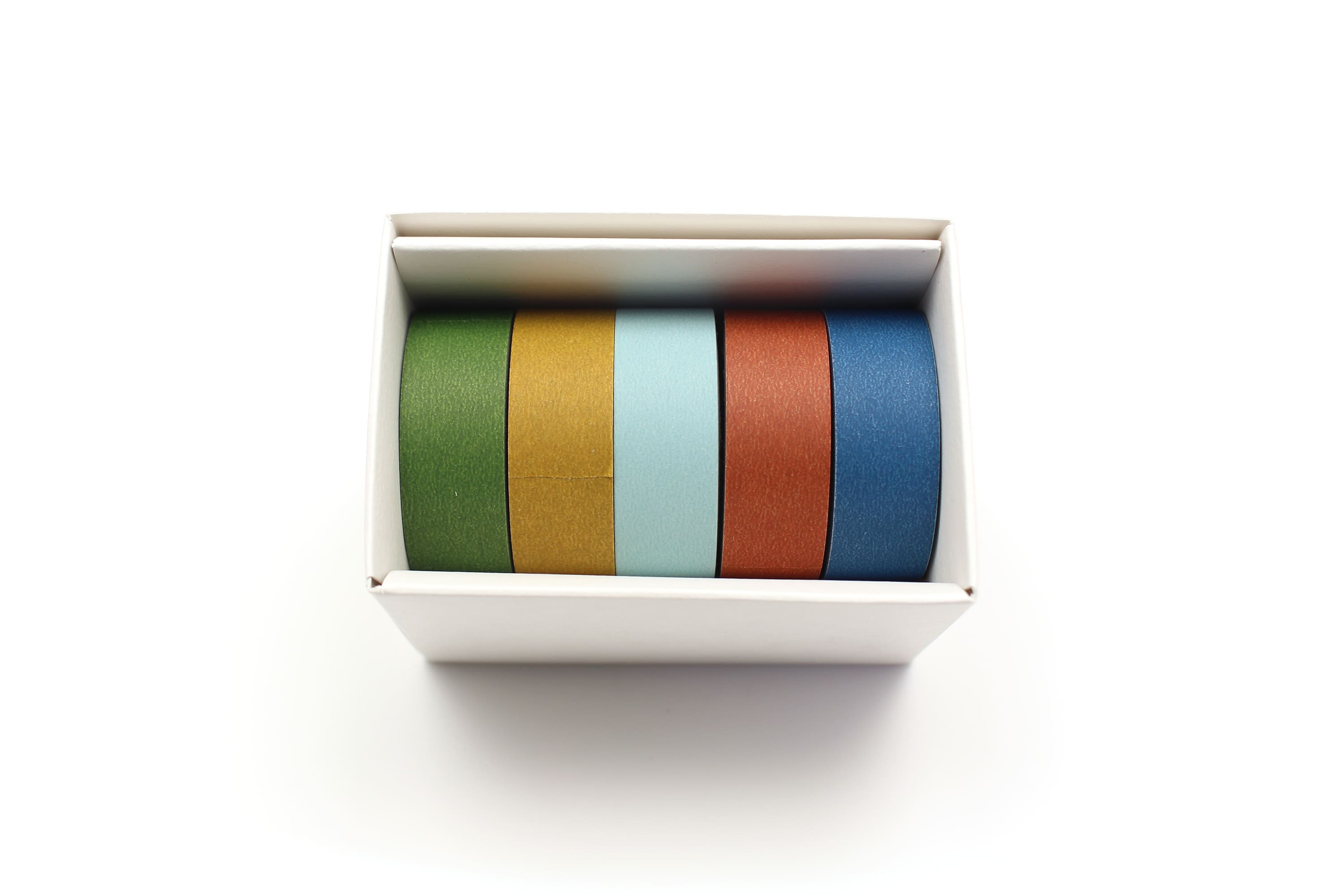 mt Gift Box set of 5 - Matte - 15mm- Washi Tape