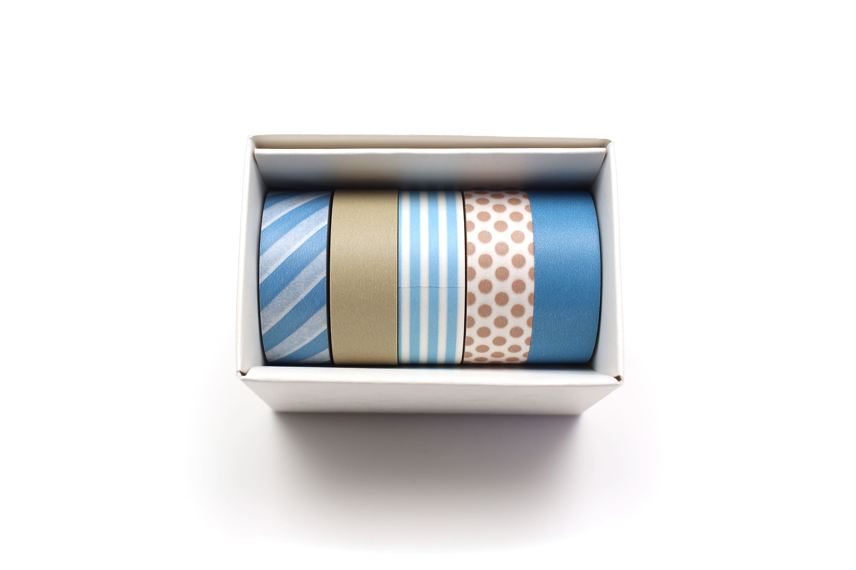 mt Gift Box set of 5 - Grayish - 15mm- Washi Tape