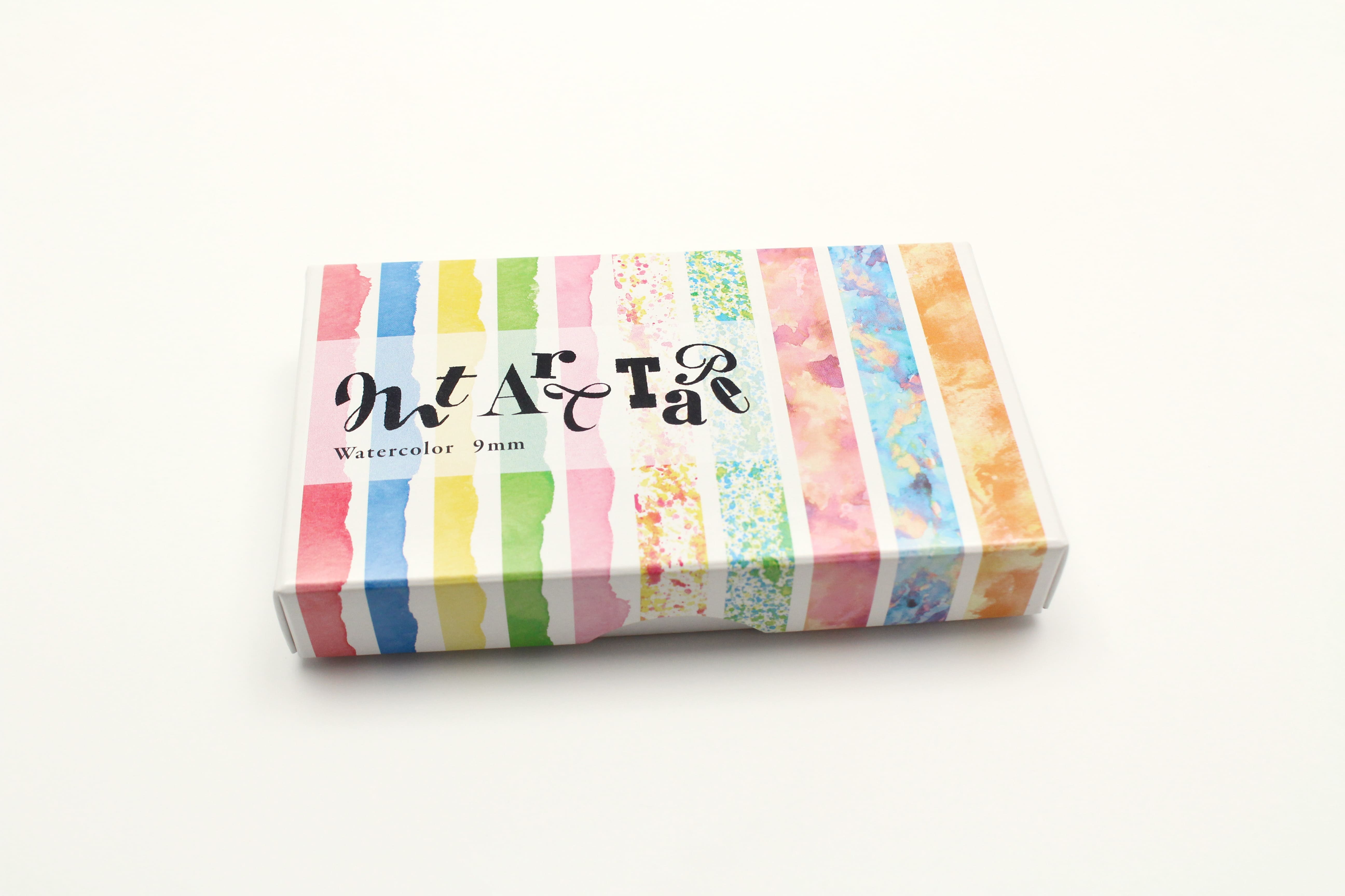 mt fab - Art Tape Watercolours - 9mm Washi Tape Set of 10