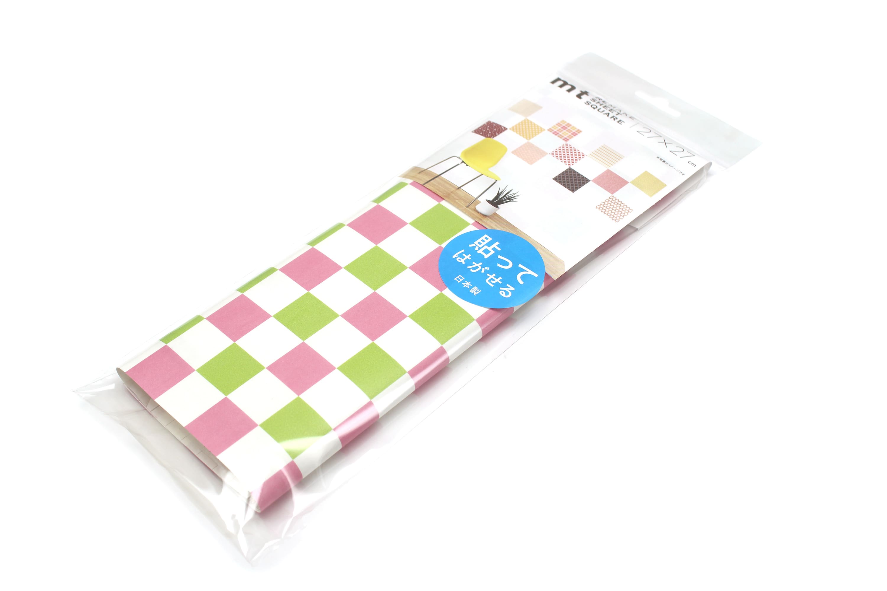 mt CASA - Checker Pink x Yellow Green - 270mm Remake Sheet Square