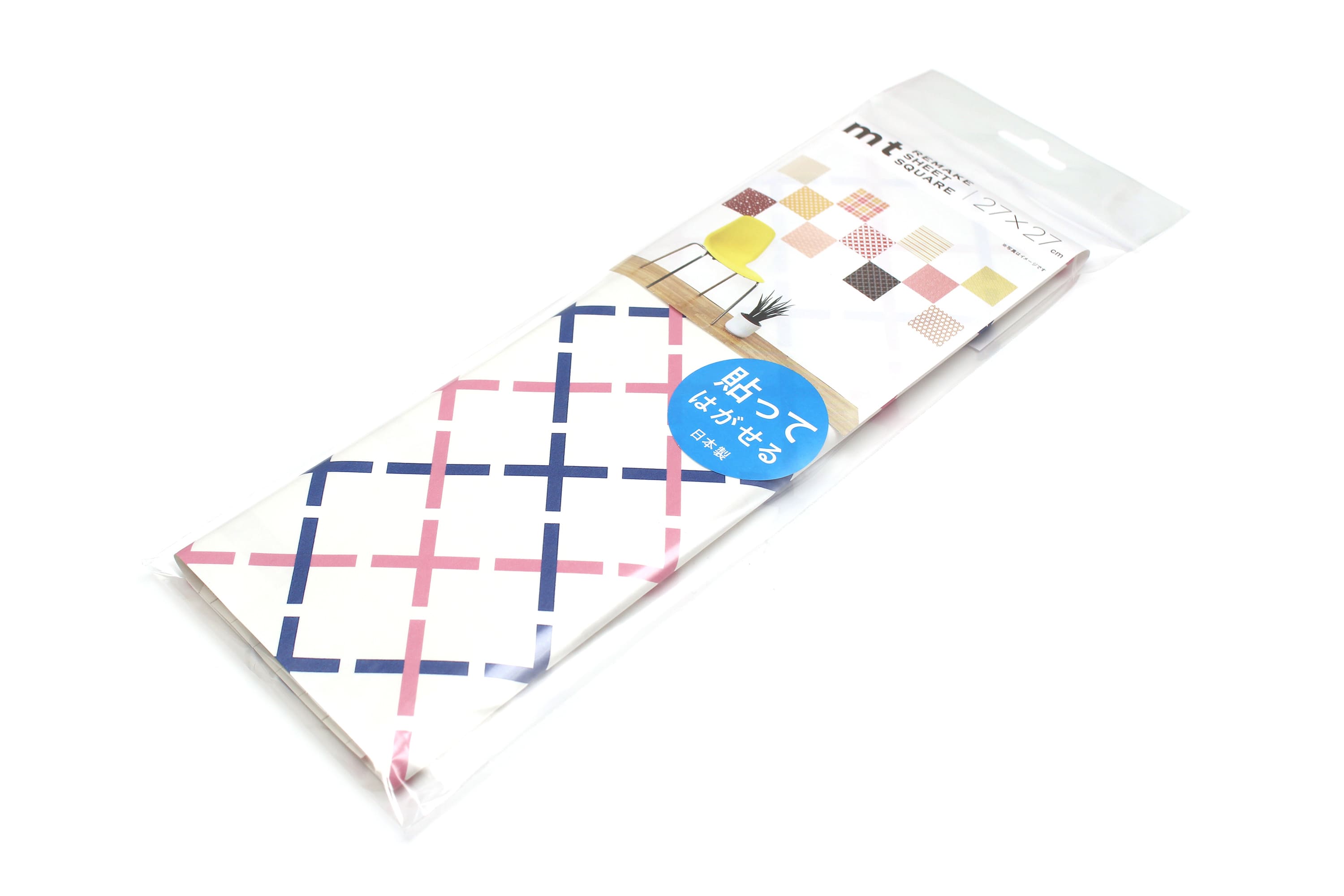mt CASA - Cross Navy x Pink - 270mm Remake Sheet Square