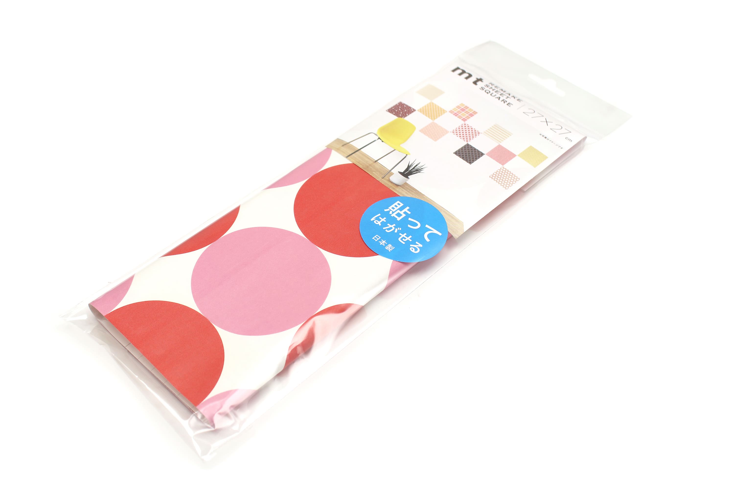 mt CASA - Circle Pink x Red - 270mm Remake Sheet Square