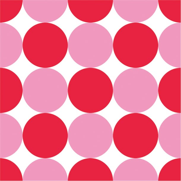 mt CASA - Circle Pink x Red - 270mm Remake Sheet Square