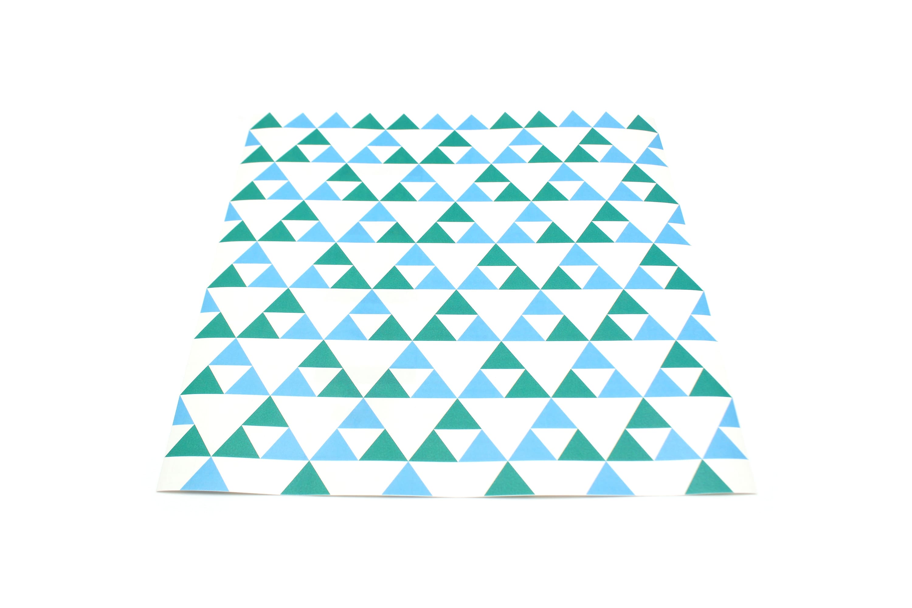 mt CASA - Sankaku Green x Light Blue - 270mm Remake Sheet Square