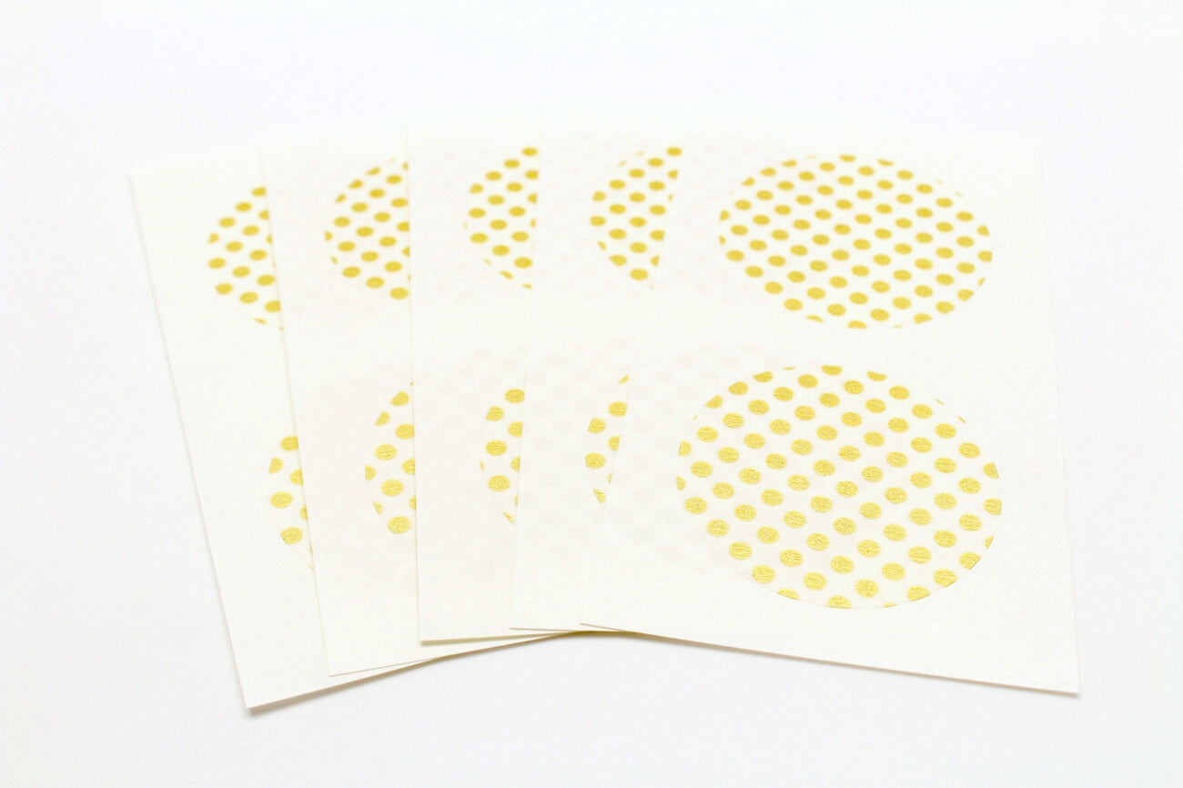mt Seal - Dot Gold - 50mm Washi Tape Stickers