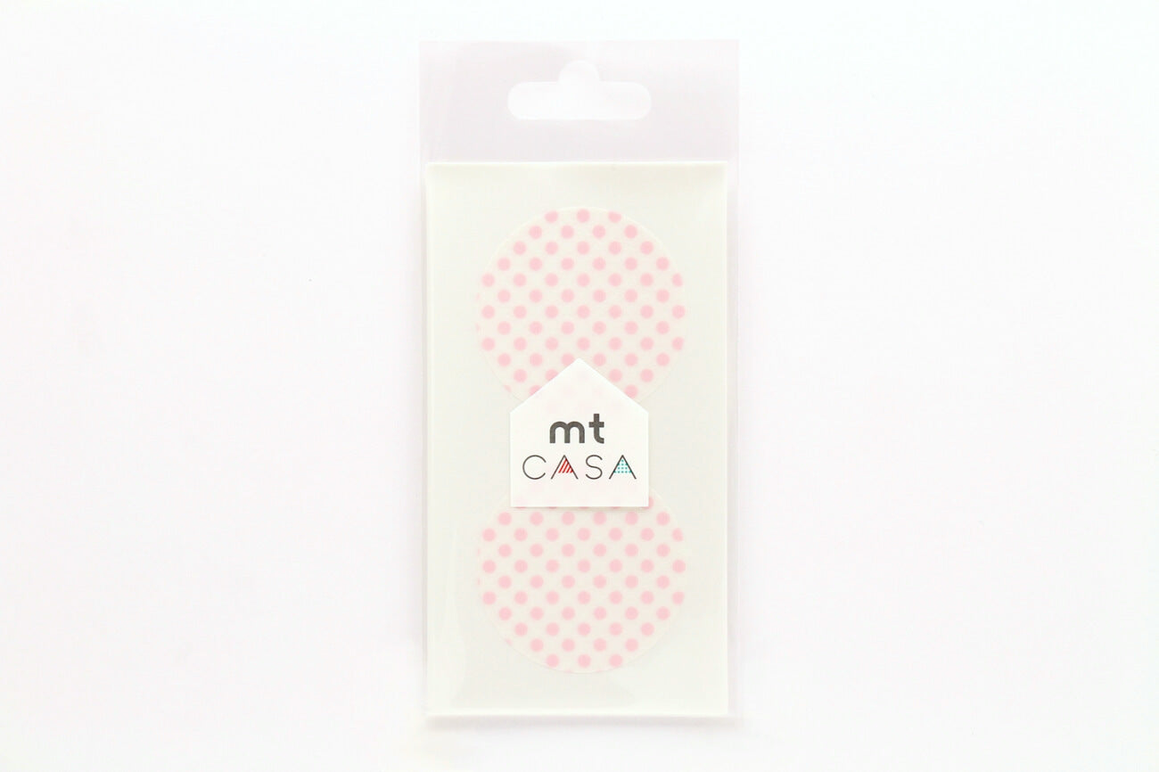 mt Seal - Dot strawberry Milk - 50mm Washi Tape Stickers