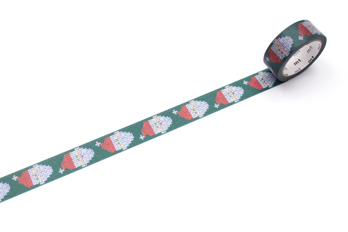 mt Christmas - Santa's Knitting - 15mm Washi Tape