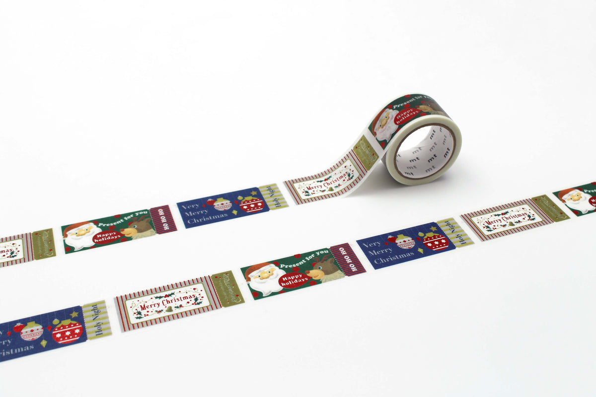 mt Christmas Foil Stamping - Christmas Tickets - 24mm Washi Tape