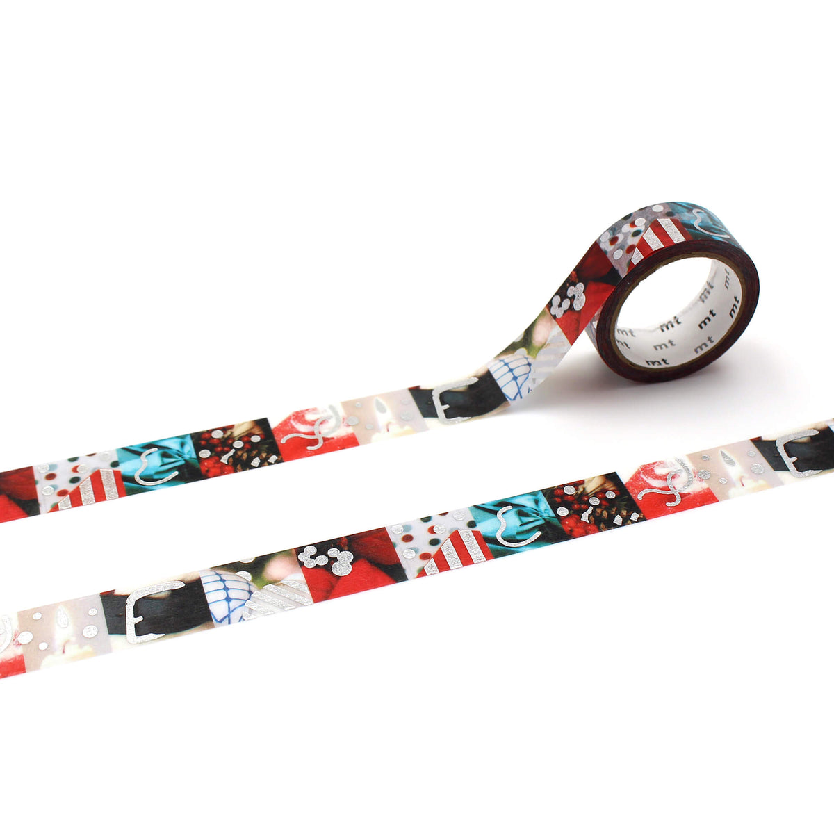 mt Christmas Foil Stamping - Close-up Christmas - 15mm Washi Tape