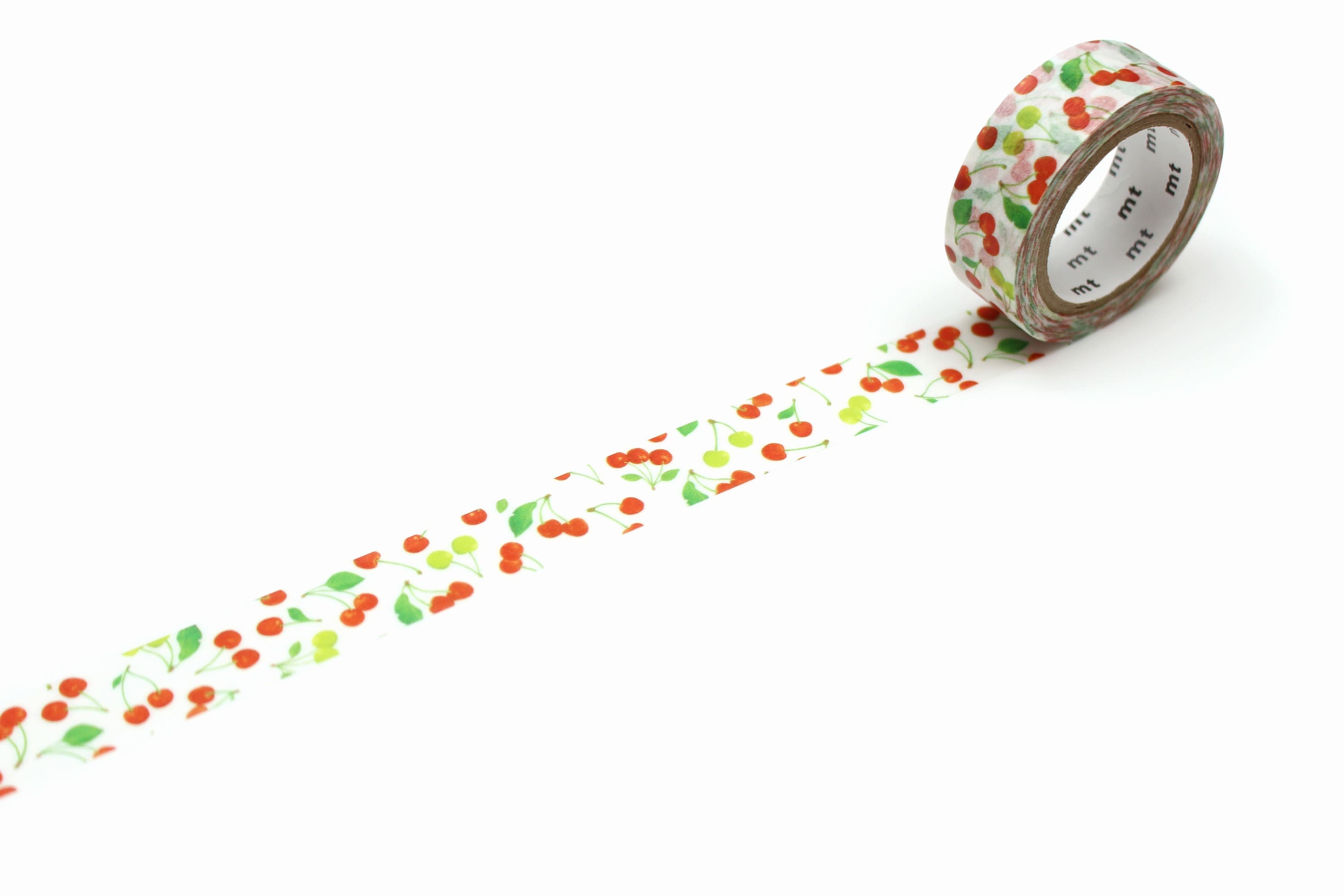 mt ex - Cherries - 15mm Washi Tape