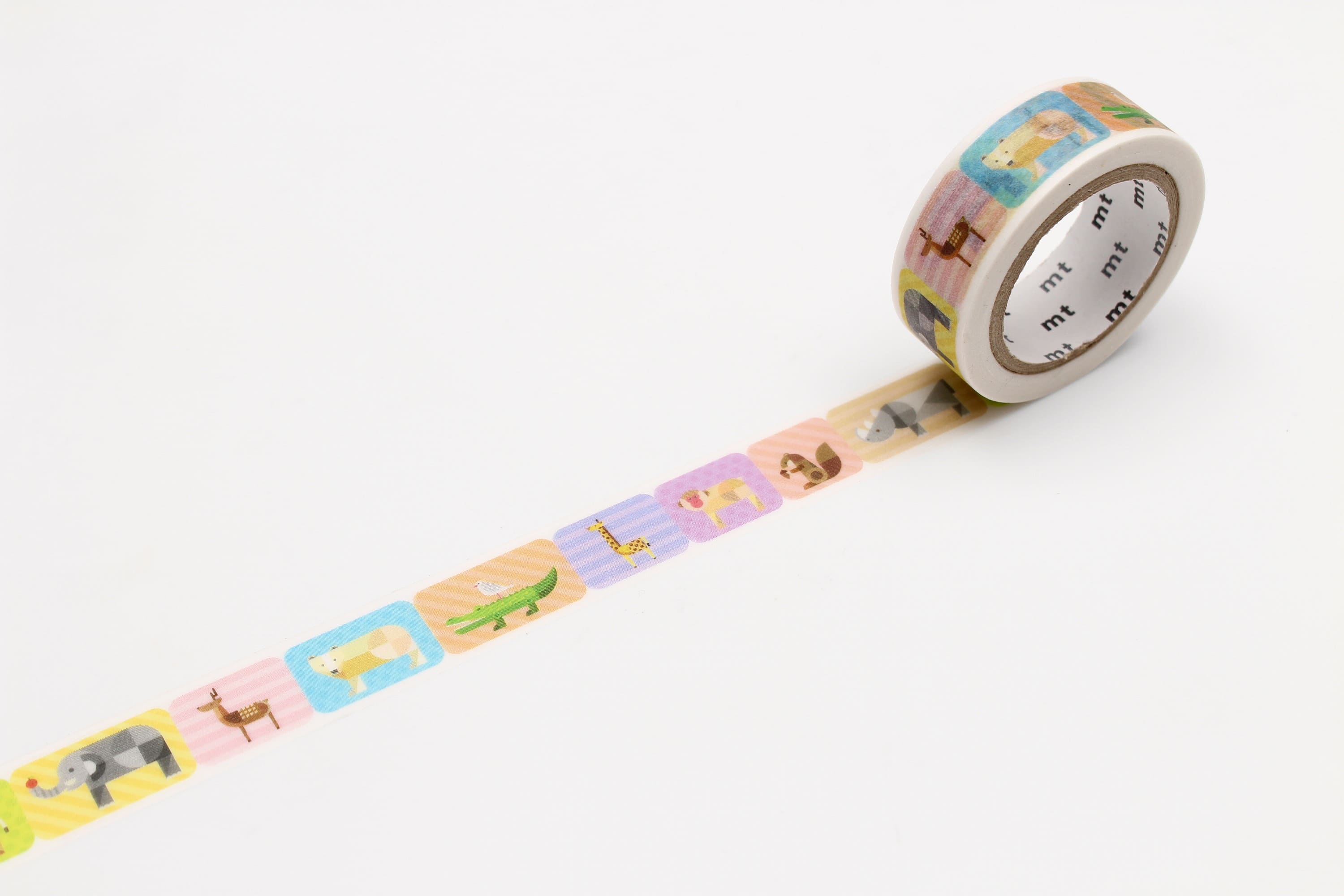 mt ex - Geometric Animals - 15mm Washi Tape