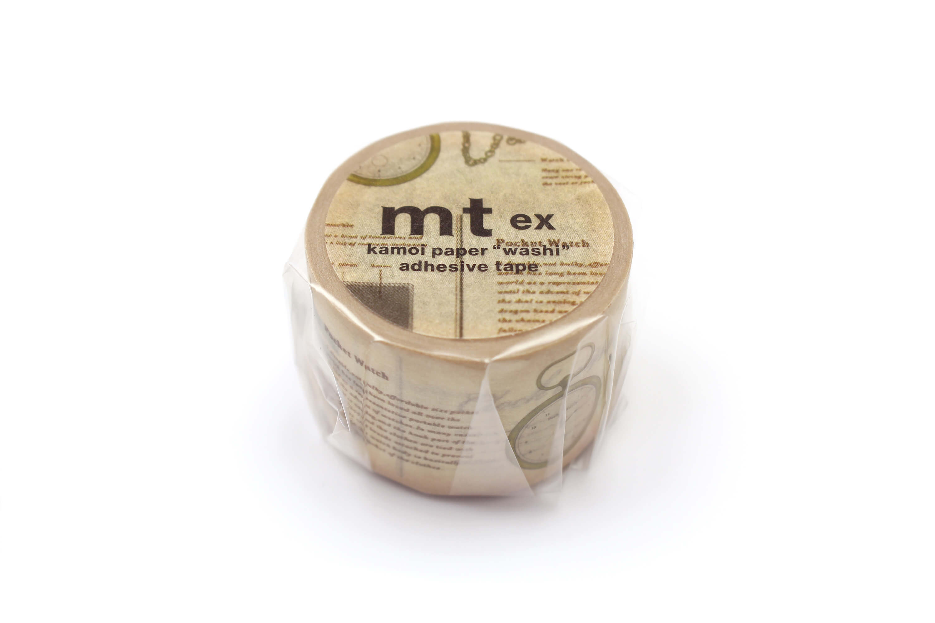 mt ex - Encyclopedia Clock - 30mm Washi Tape