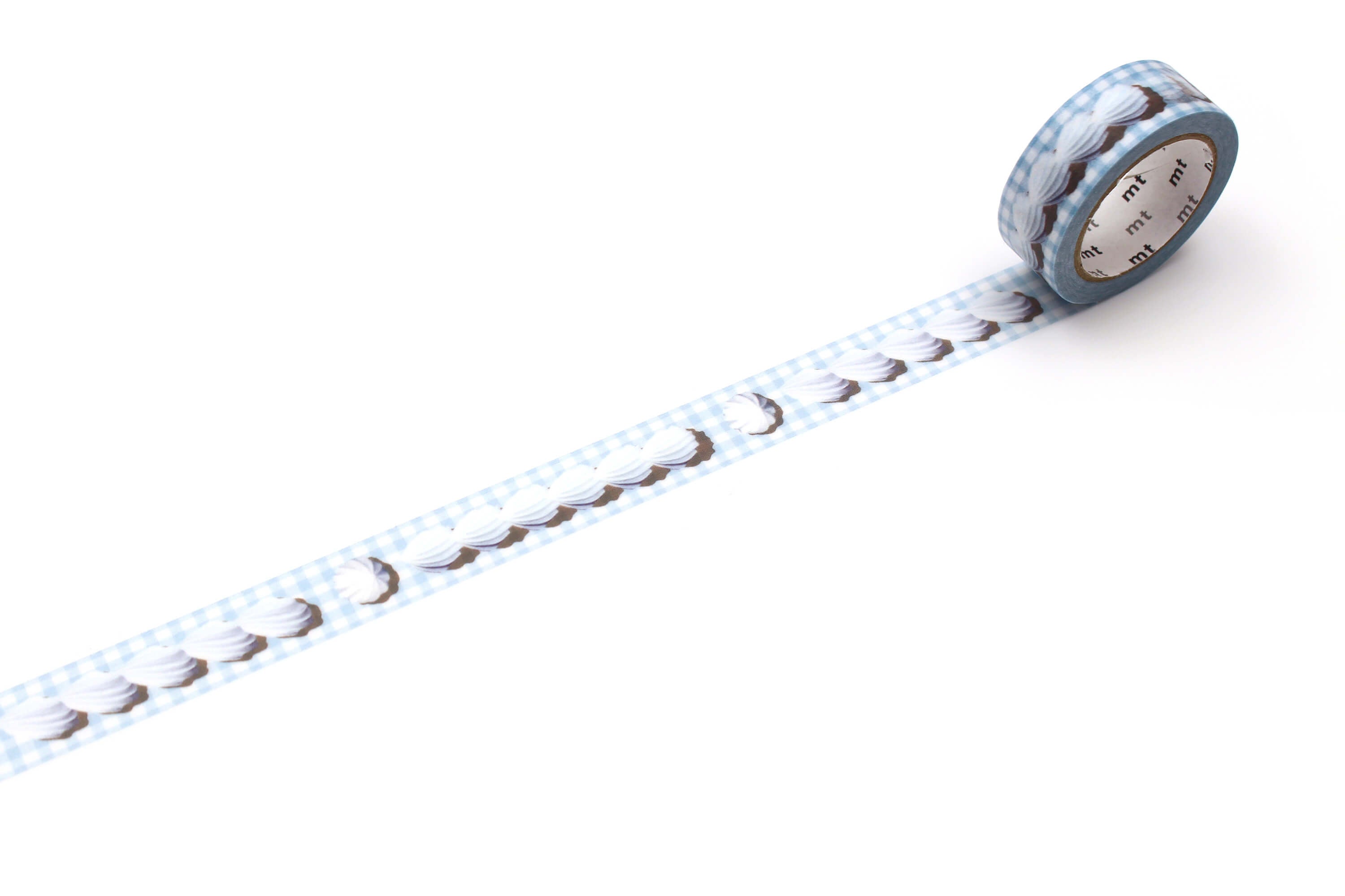 mt ex - Whipped Cream Line - 15mm Washi Tape