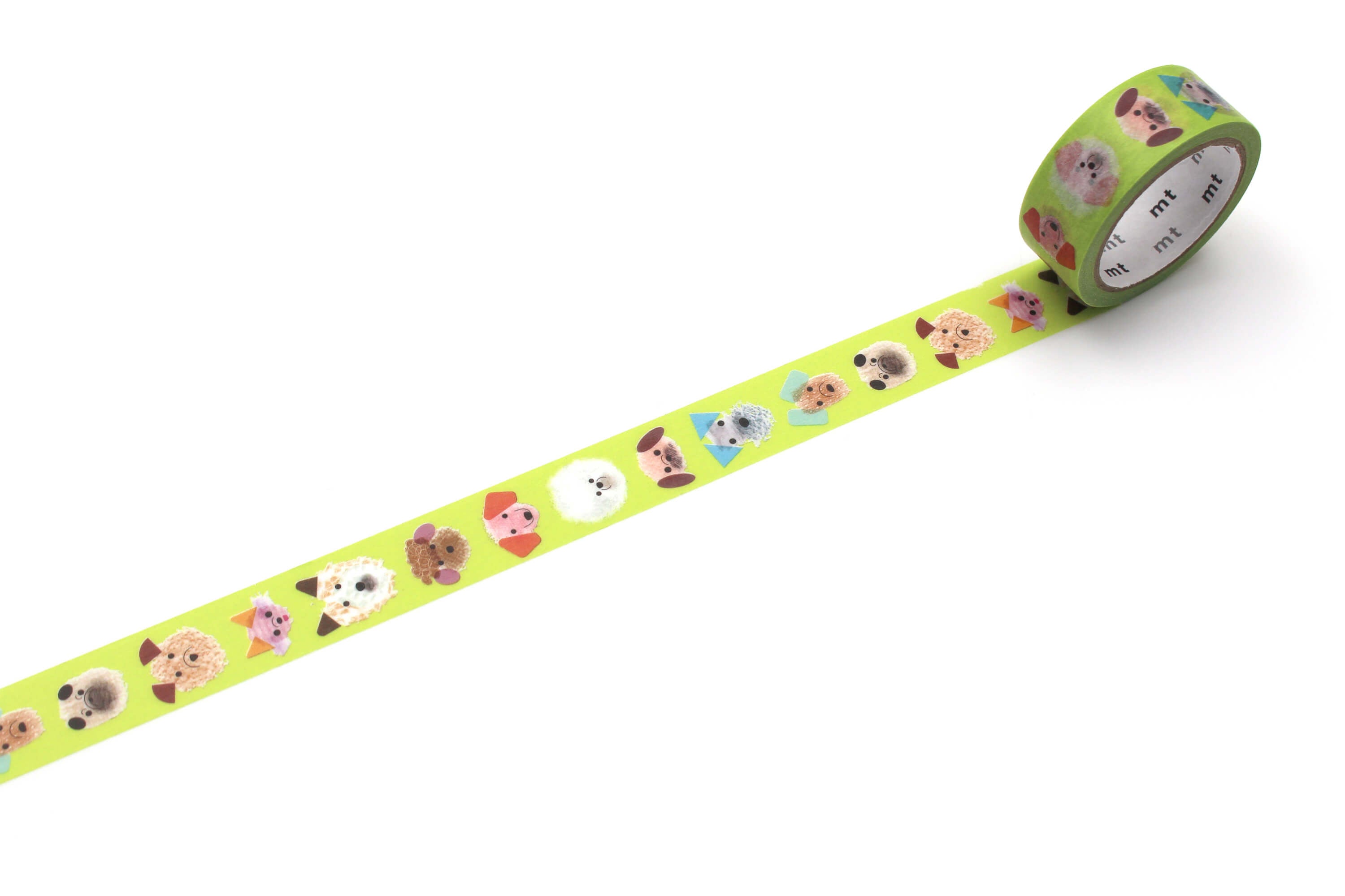 mt ex - Puppy's face - 15mm Washi Tape